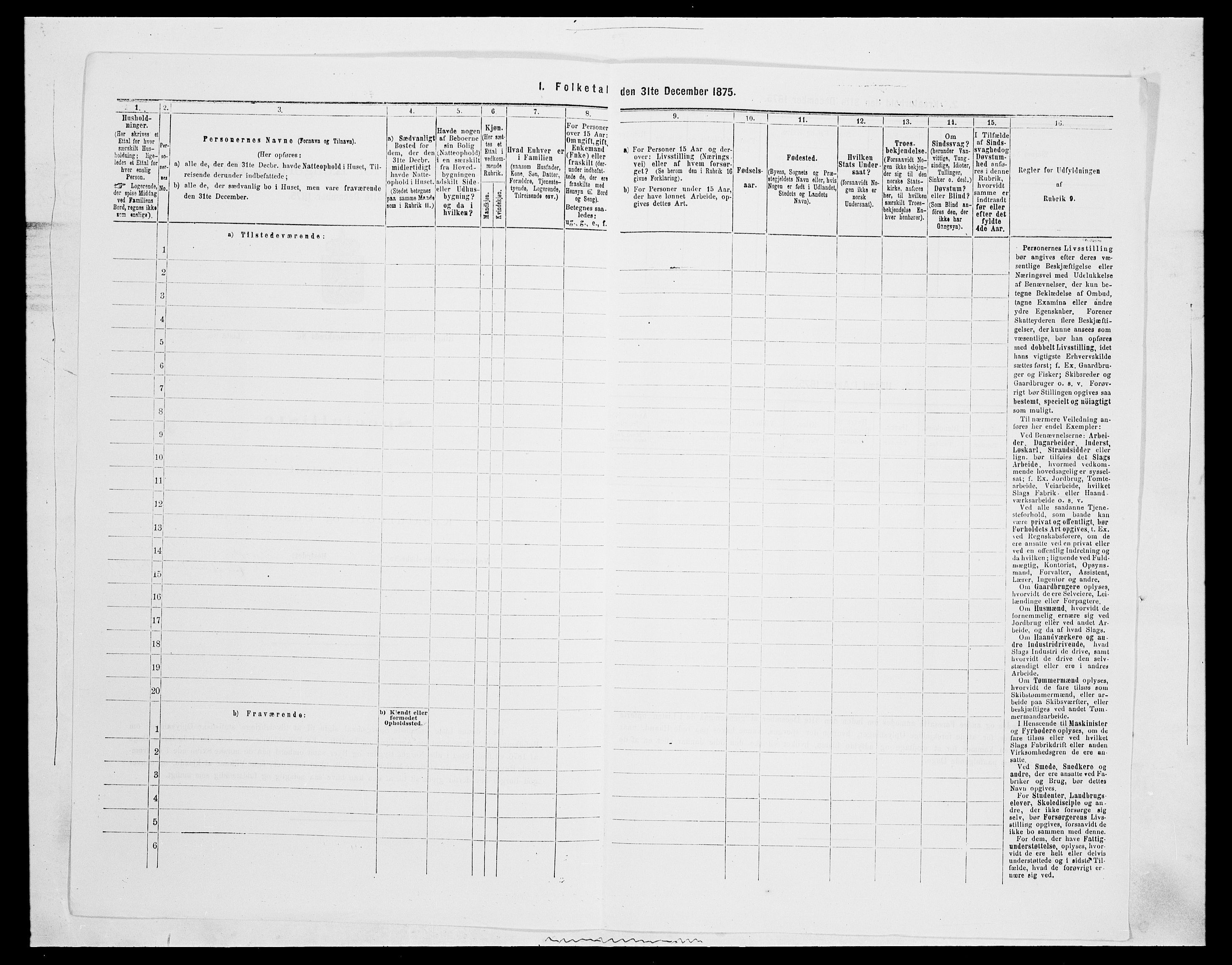 SAH, 1875 census for 0520P Ringebu, 1875, p. 1164