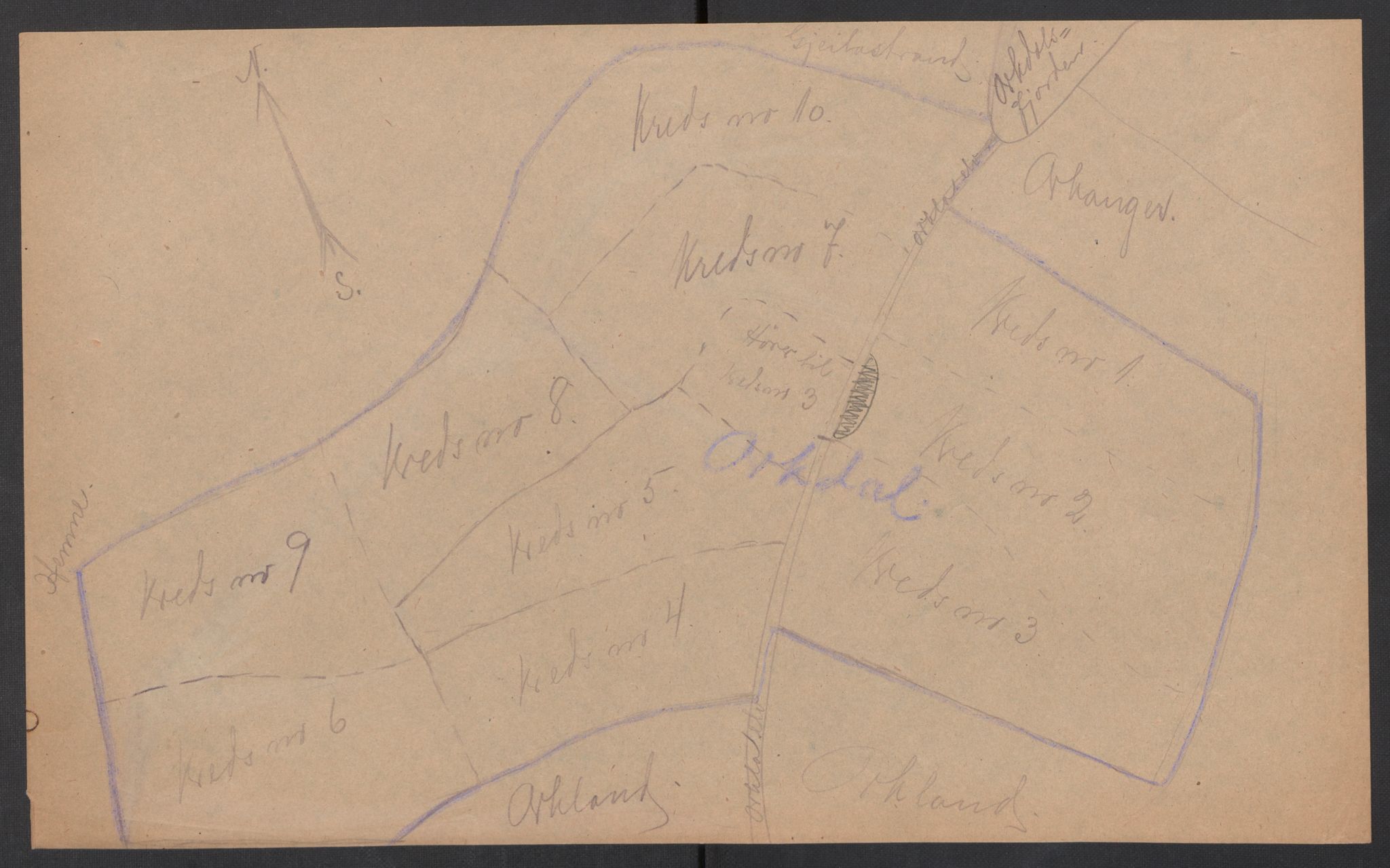 SAT, 1920 census for Orkdal, 1920, p. 4