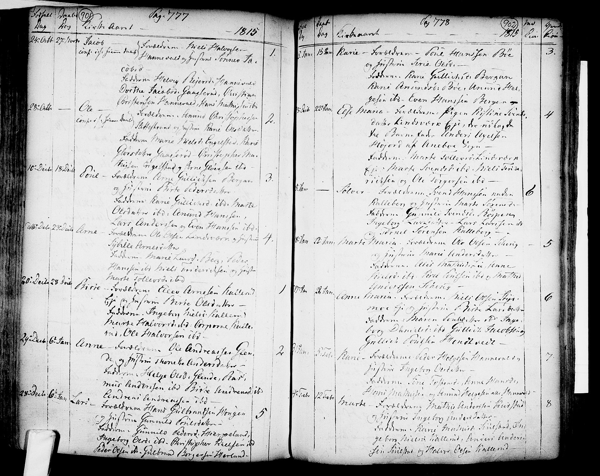 Lardal kirkebøker, AV/SAKO-A-350/F/Fa/L0003: Parish register (official) no. I 3, 1733-1815, p. 901-902