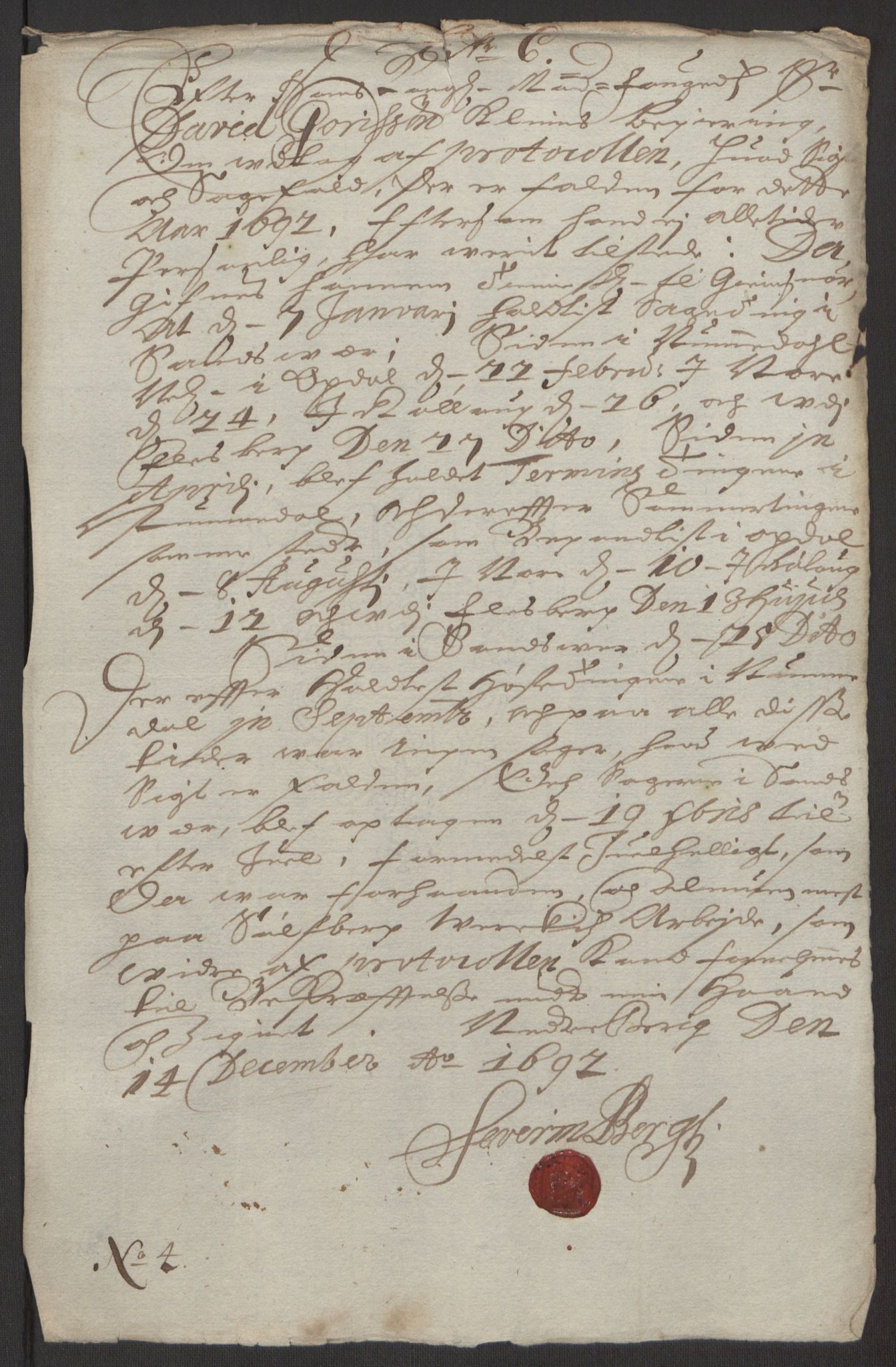 Rentekammeret inntil 1814, Reviderte regnskaper, Fogderegnskap, RA/EA-4092/R24/L1575: Fogderegnskap Numedal og Sandsvær, 1692-1695, p. 68