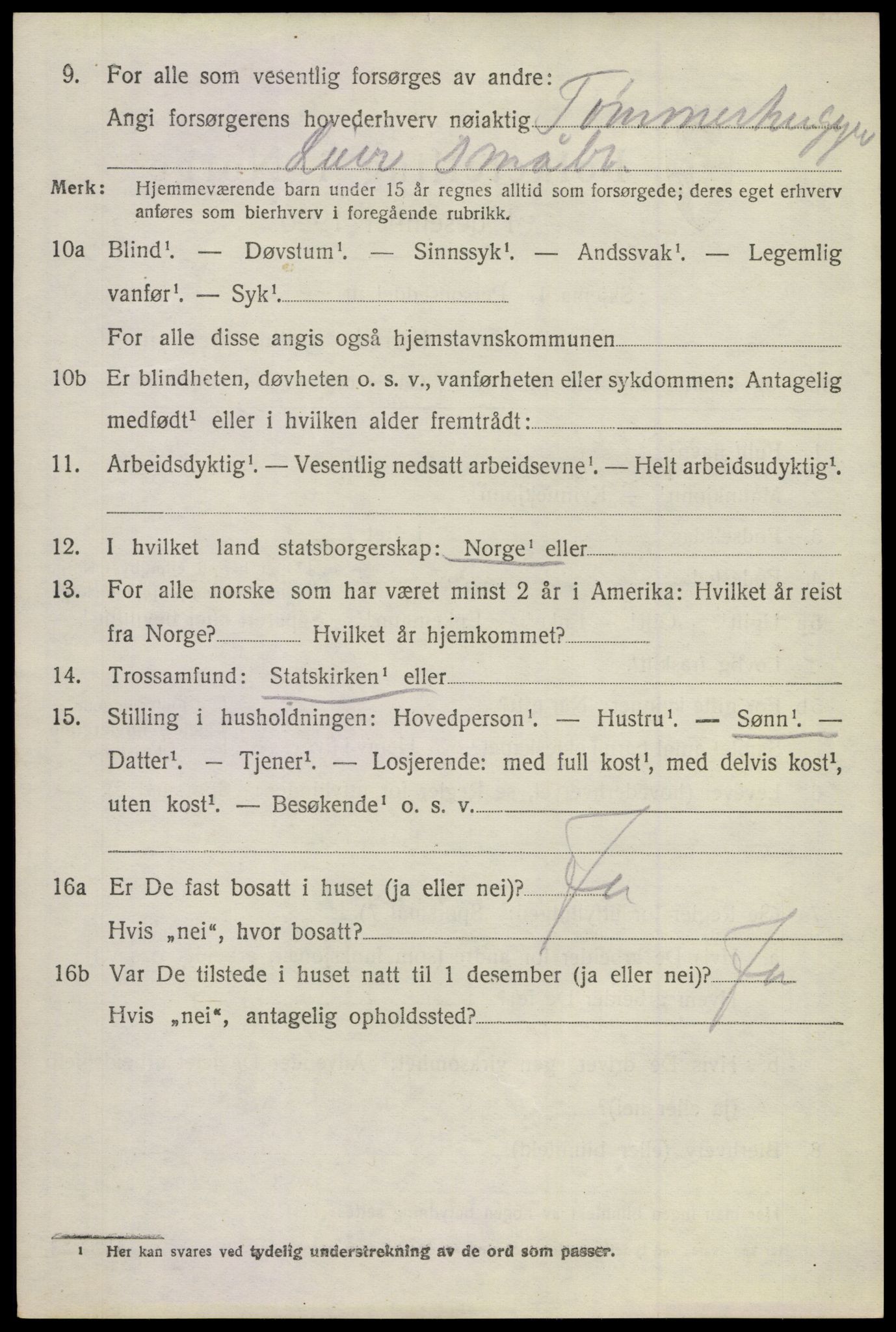 SAKO, 1920 census for Øvre Eiker, 1920, p. 16355