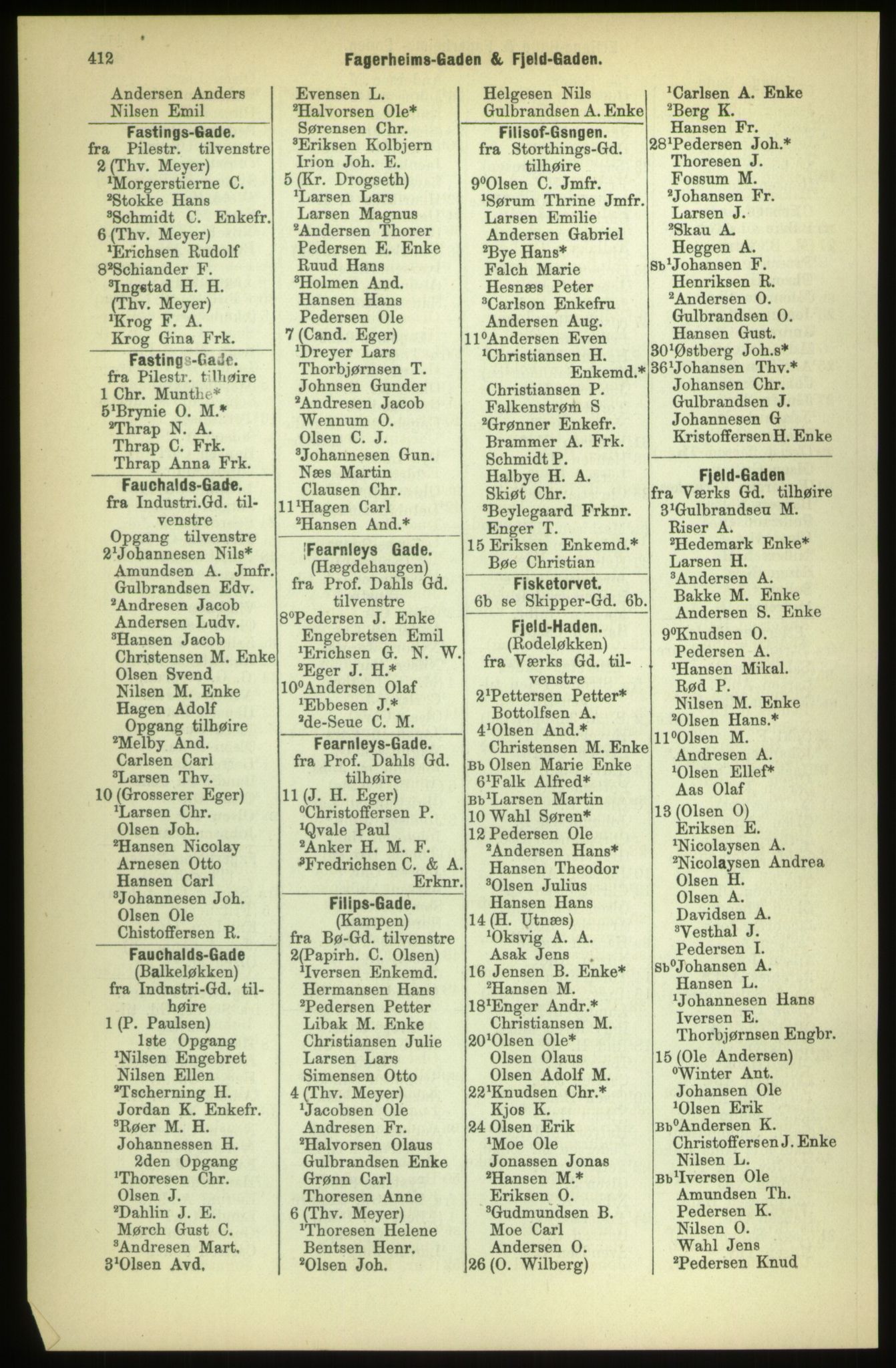 Kristiania/Oslo adressebok, PUBL/-, 1886, p. 412