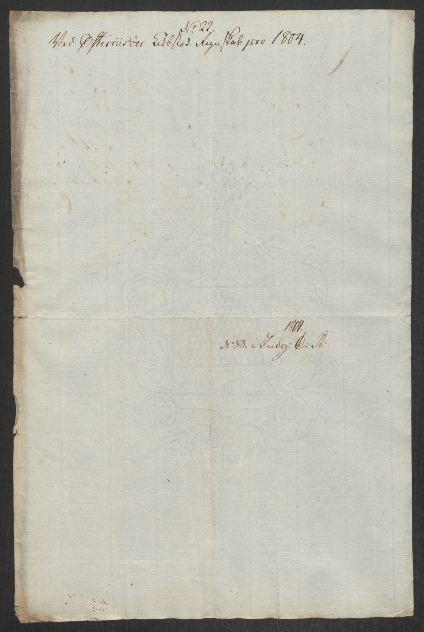 Danske Kanselli 1800-1814, AV/RA-EA-3024/K/Kk/Kka/Kkac/L0236: Kjøpstadregnskap Øster Risør, 1801-1804, p. 992