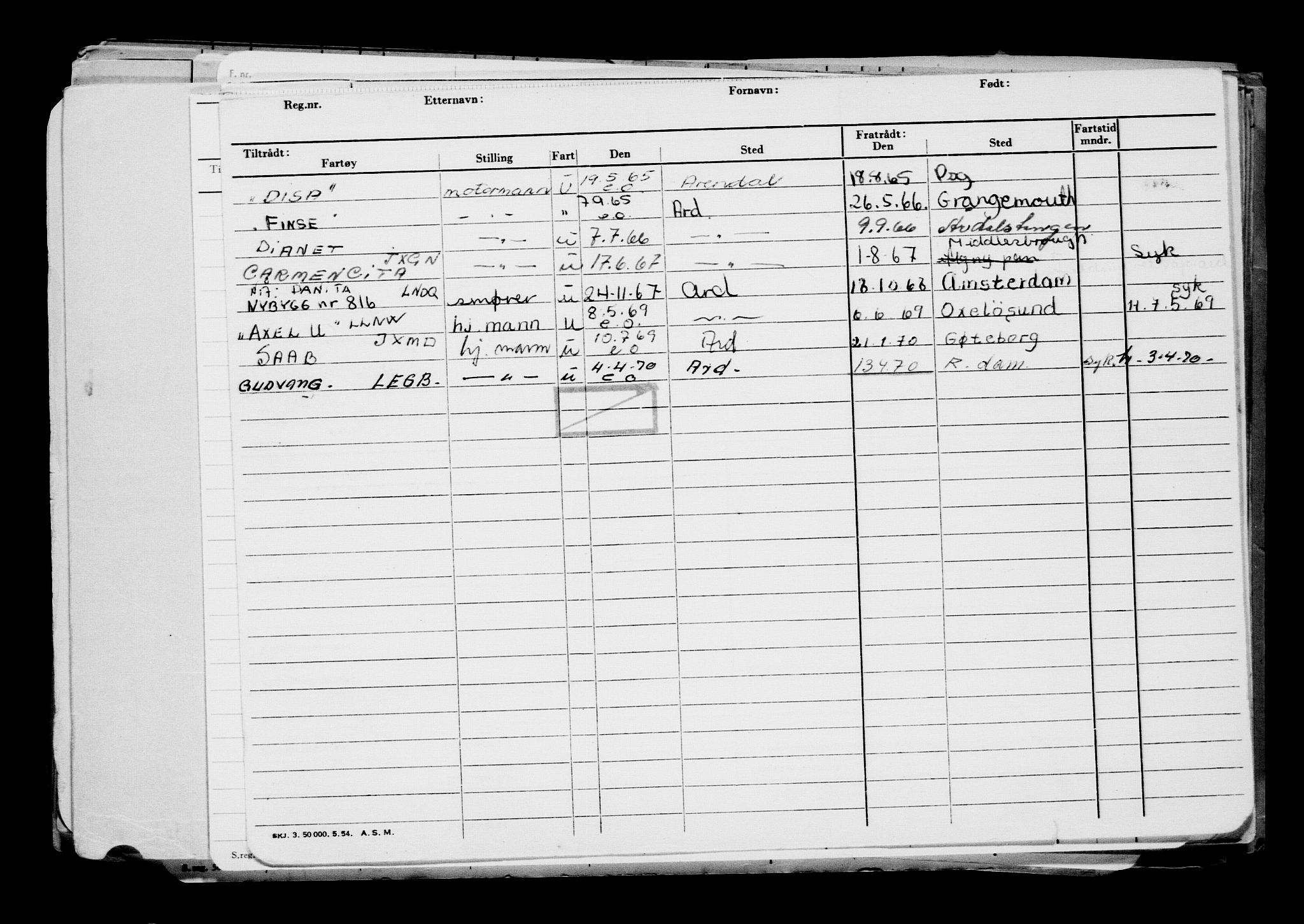 Direktoratet for sjømenn, AV/RA-S-3545/G/Gb/L0219: Hovedkort, 1923, p. 88