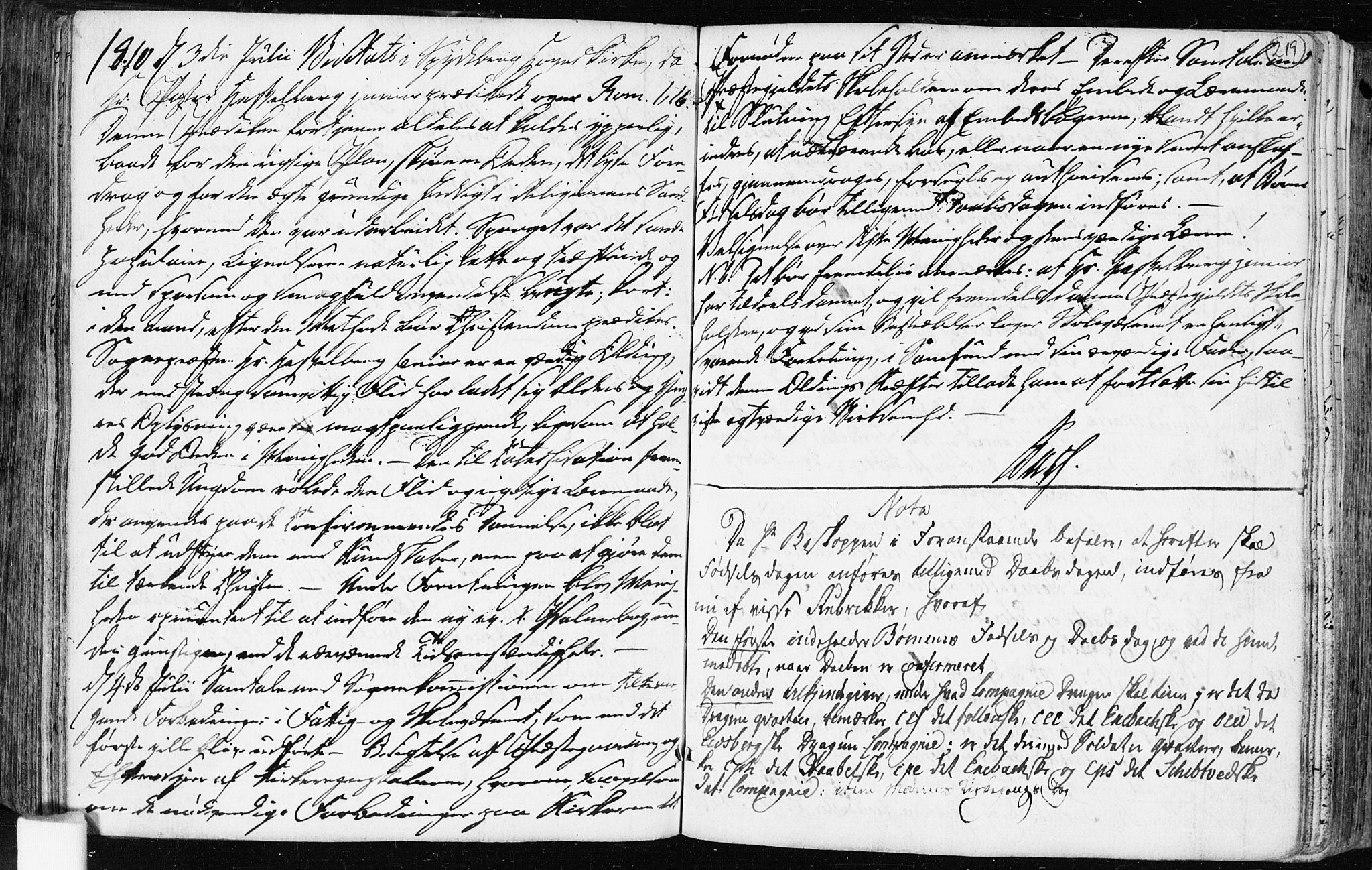 Spydeberg prestekontor Kirkebøker, SAO/A-10924/F/Fa/L0003: Parish register (official) no. I 3, 1778-1814, p. 219
