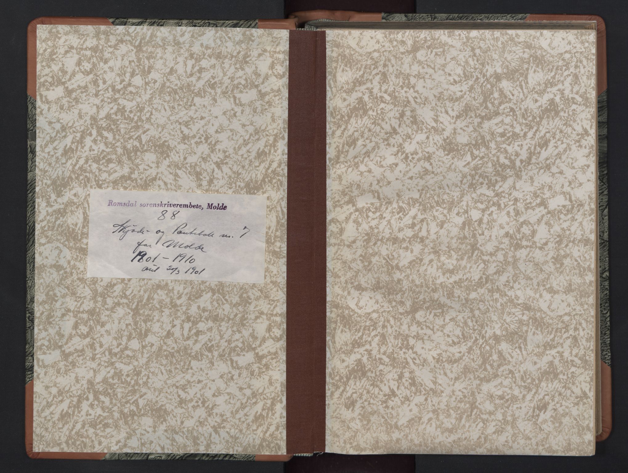 Molde byfogd, AV/SAT-A-0025/2/2C/L0007: Mortgage book no. 7, 1901-1910