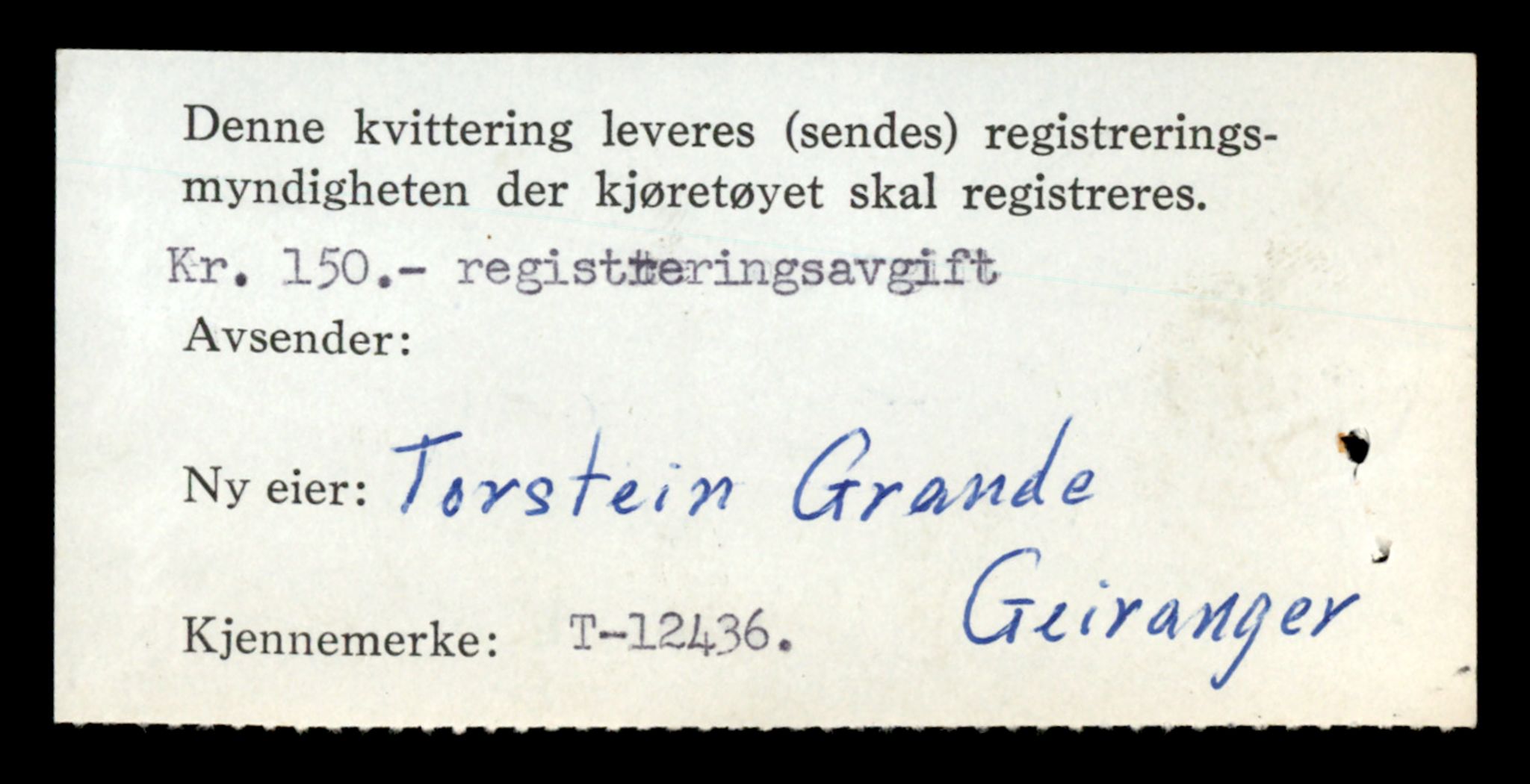 Møre og Romsdal vegkontor - Ålesund trafikkstasjon, SAT/A-4099/F/Fe/L0033: Registreringskort for kjøretøy T 12151 - T 12474, 1927-1998, p. 3272