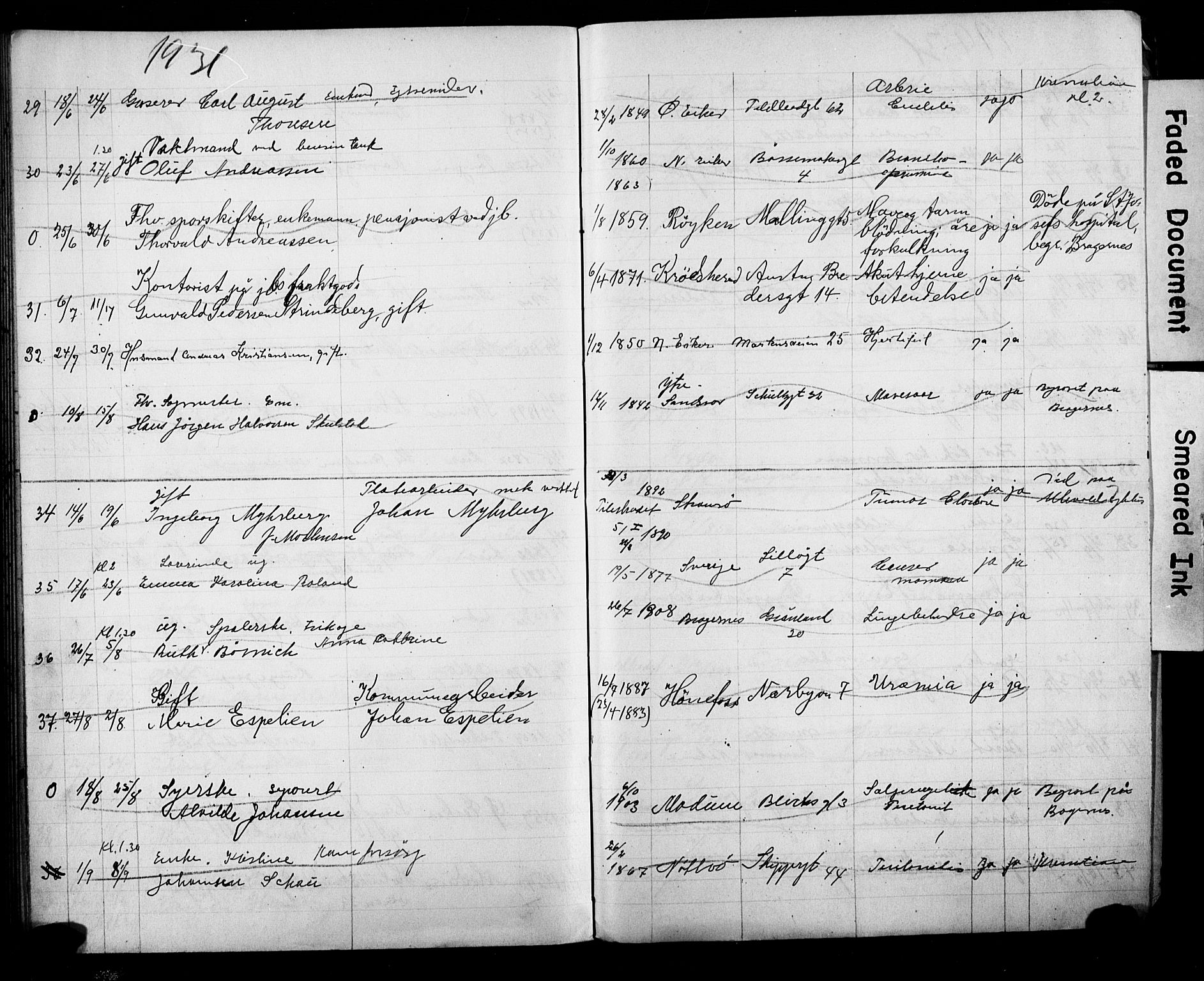 Strømsø kirkebøker, AV/SAKO-A-246/Y/Ya/L0008: Parish register draft no. I 8, 1916-1931