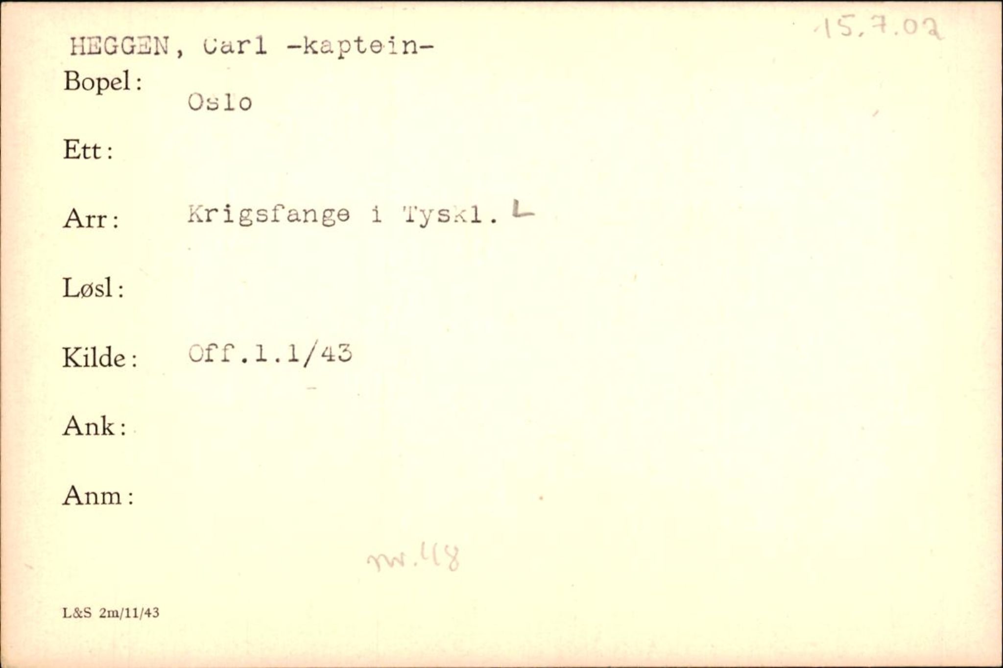 Forsvaret, Forsvarets krigshistoriske avdeling, AV/RA-RAFA-2017/Y/Yf/L0200: II-C-11-2102  -  Norske krigsfanger i Tyskland, 1940-1945, p. 410