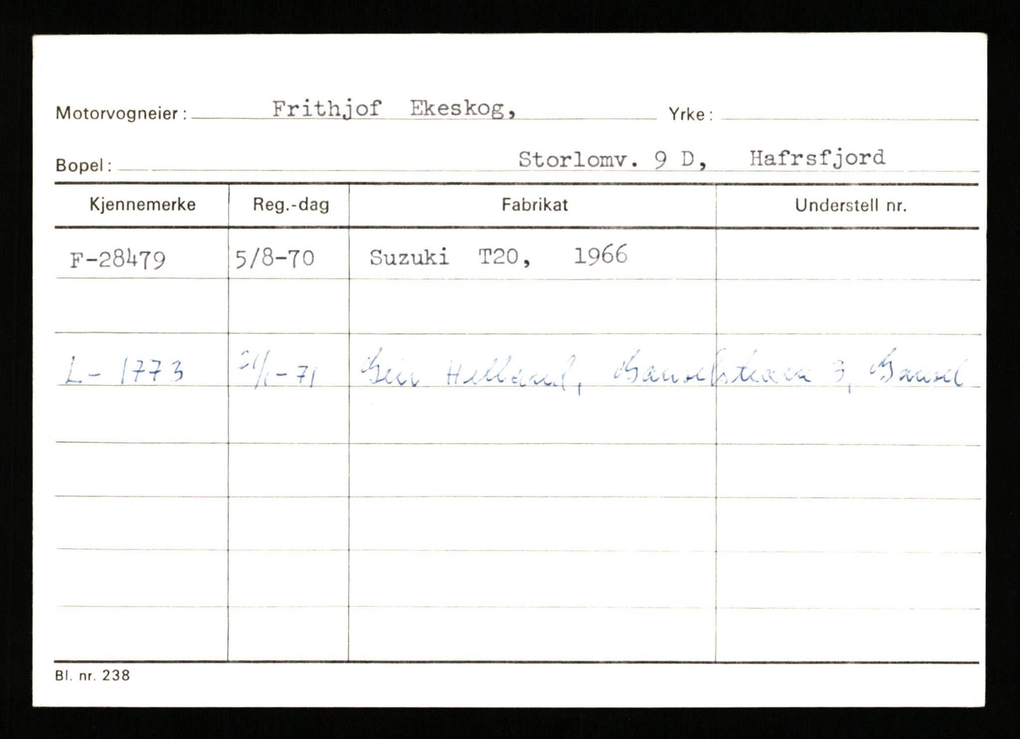 Stavanger trafikkstasjon, AV/SAST-A-101942/0/G/L0005: Registreringsnummer: 23000 - 34245, 1930-1971, p. 1759