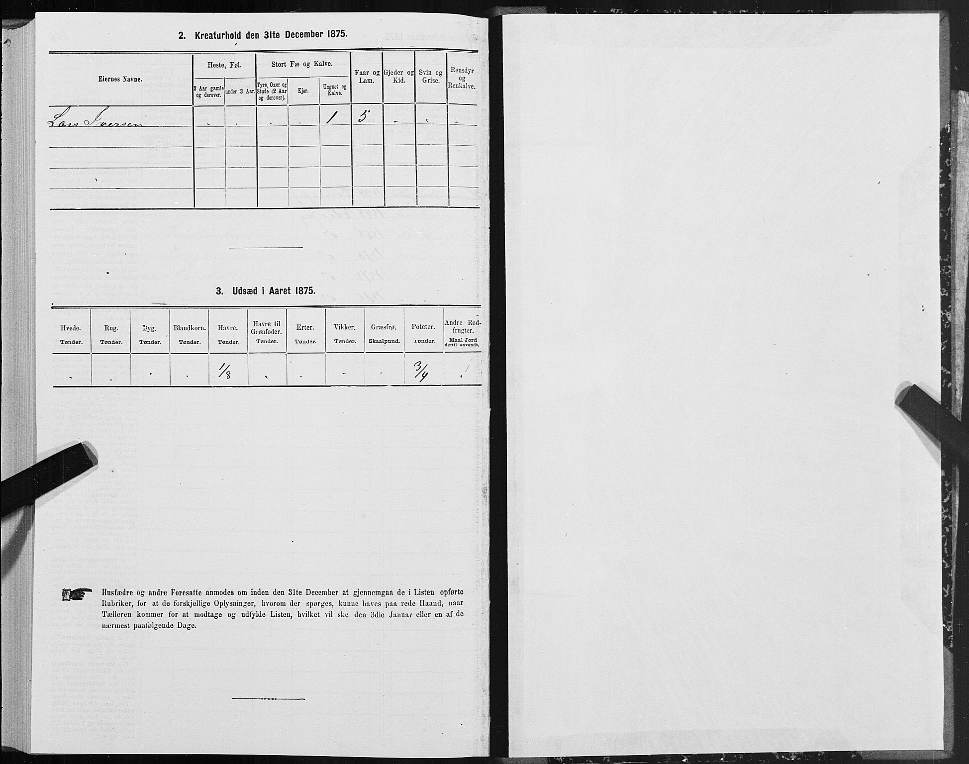 SAT, 1875 census for 1573P Edøy, 1875