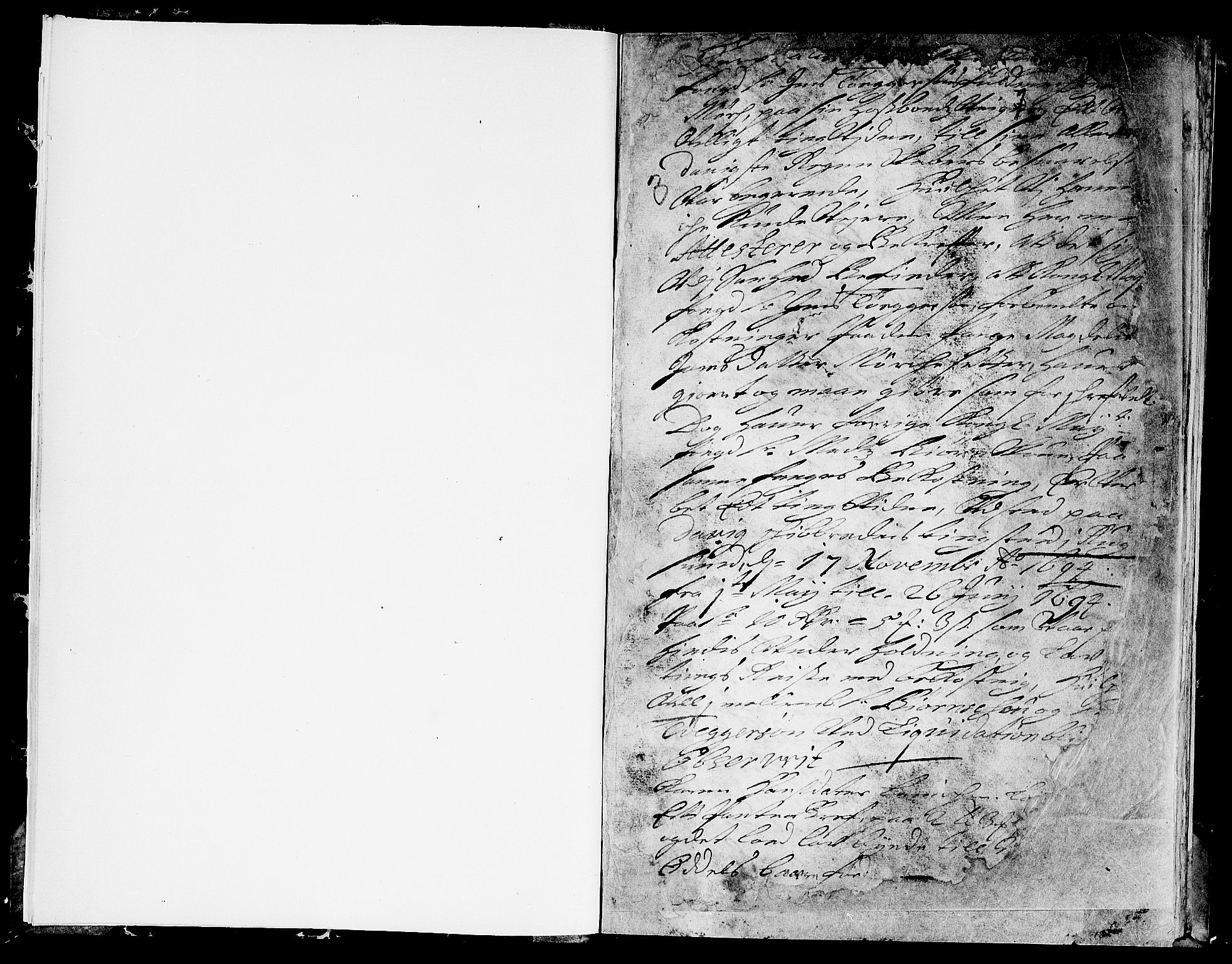 Nordfjord sorenskriveri, SAB/A-2801/01/01a/L0013: Tingbøker (Justisprotokoller), 1695-1696, p. 6b-7a