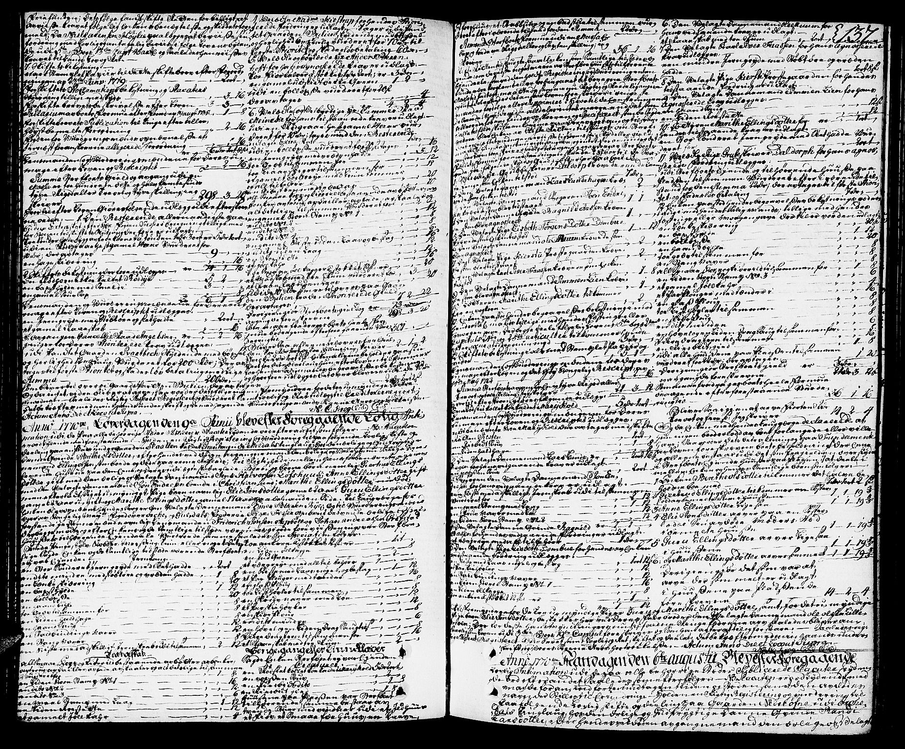 Orkdal sorenskriveri, SAT/A-4169/1/3/3Aa/L0007: Skifteprotokoller, 1767-1782, p. 136b-137a