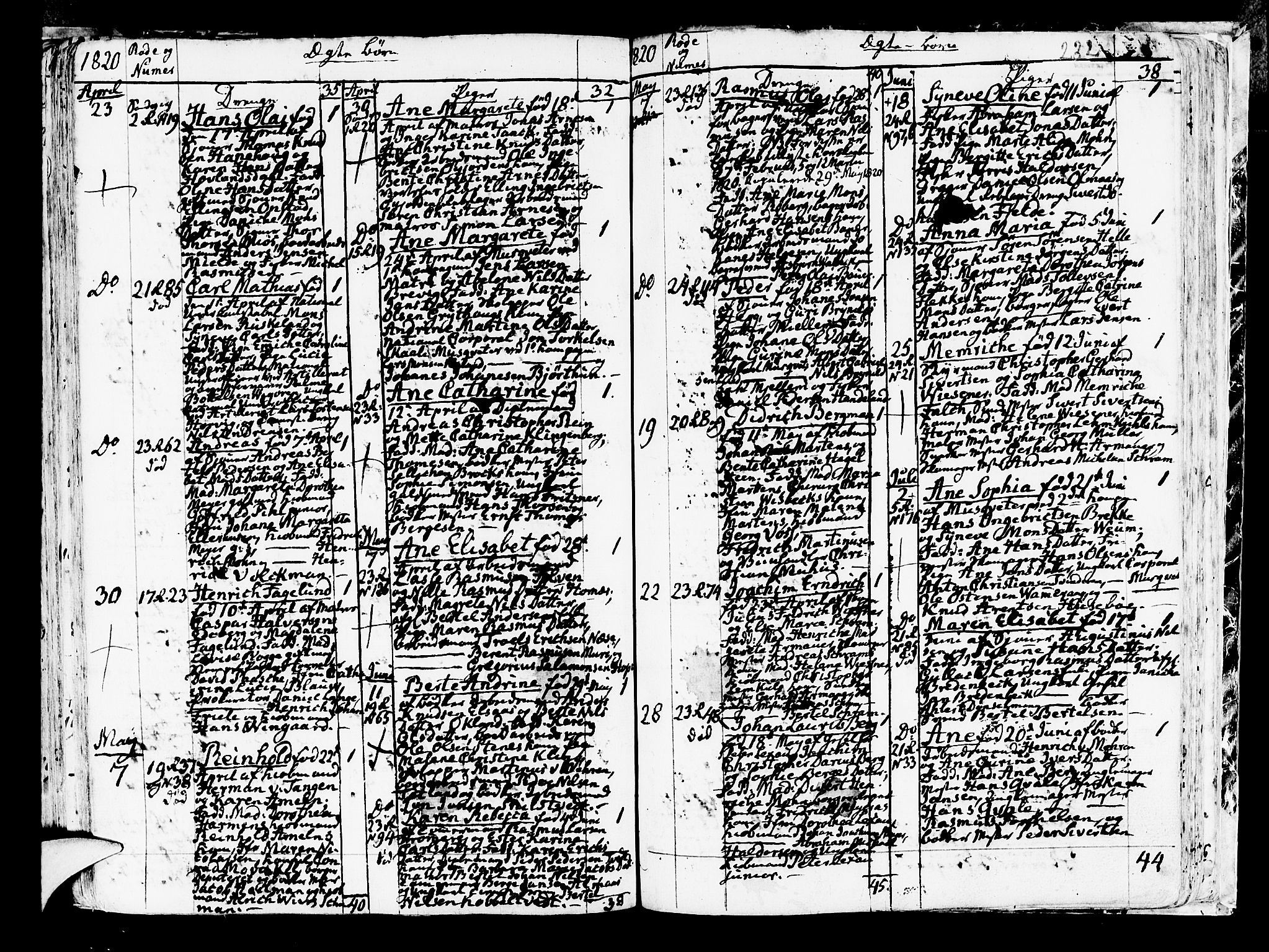 Korskirken sokneprestembete, SAB/A-76101/H/Haa/L0006: Parish register (official) no. A 6, 1790-1820, p. 232