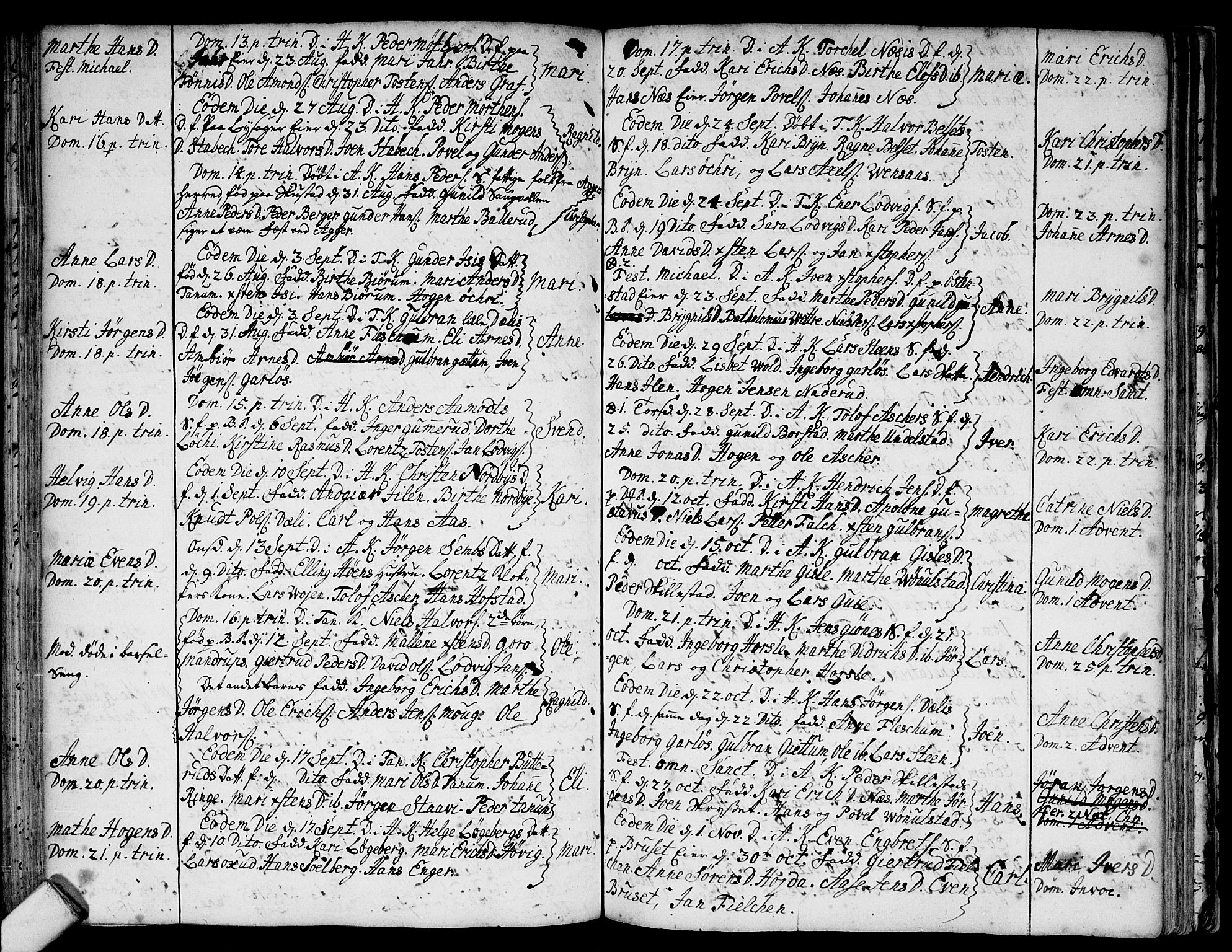 Asker prestekontor Kirkebøker, SAO/A-10256a/F/Fa/L0001: Parish register (official) no. I 1, 1726-1744, p. 73