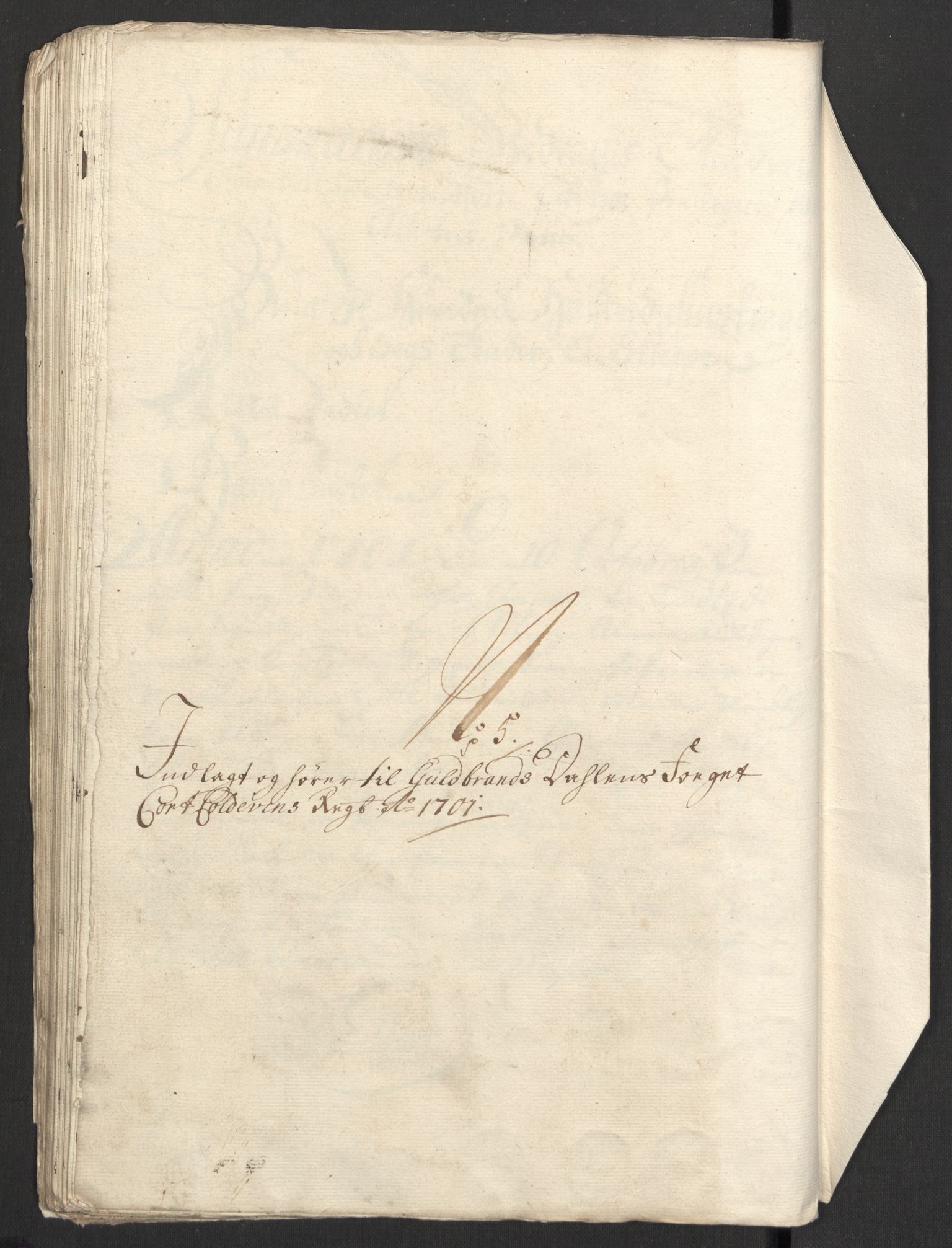 Rentekammeret inntil 1814, Reviderte regnskaper, Fogderegnskap, AV/RA-EA-4092/R17/L1174: Fogderegnskap Gudbrandsdal, 1701, p. 104