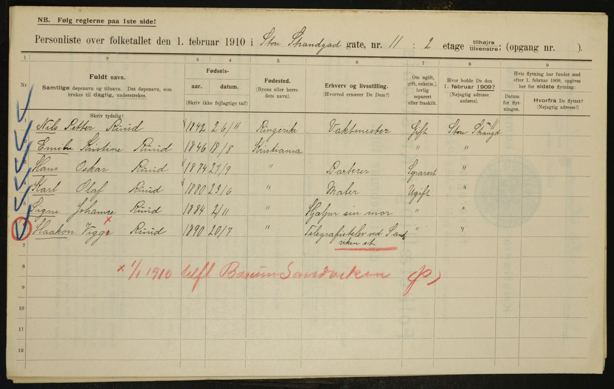 OBA, Municipal Census 1910 for Kristiania, 1910, p. 97751