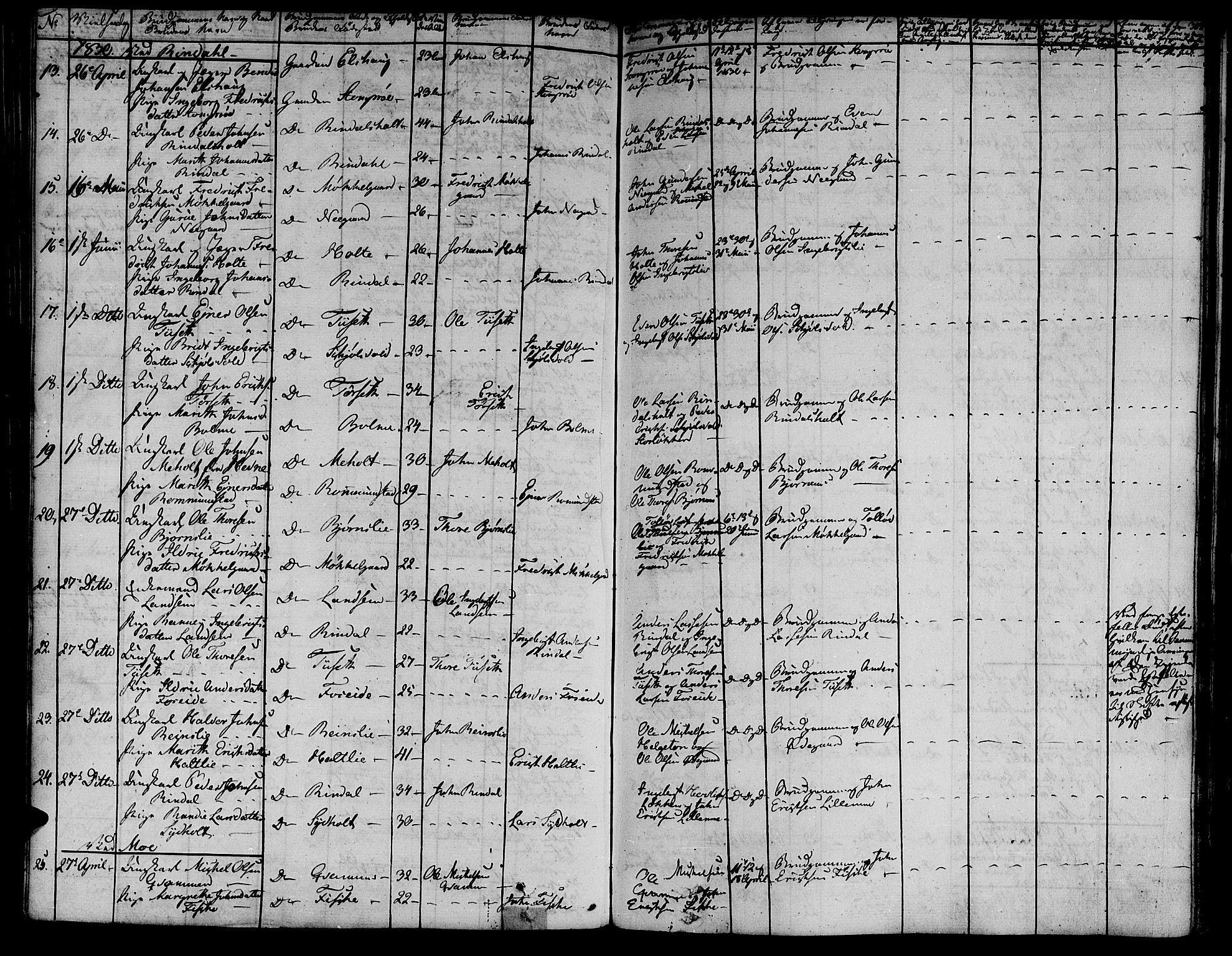 Ministerialprotokoller, klokkerbøker og fødselsregistre - Møre og Romsdal, AV/SAT-A-1454/595/L1042: Parish register (official) no. 595A04, 1829-1843, p. 303