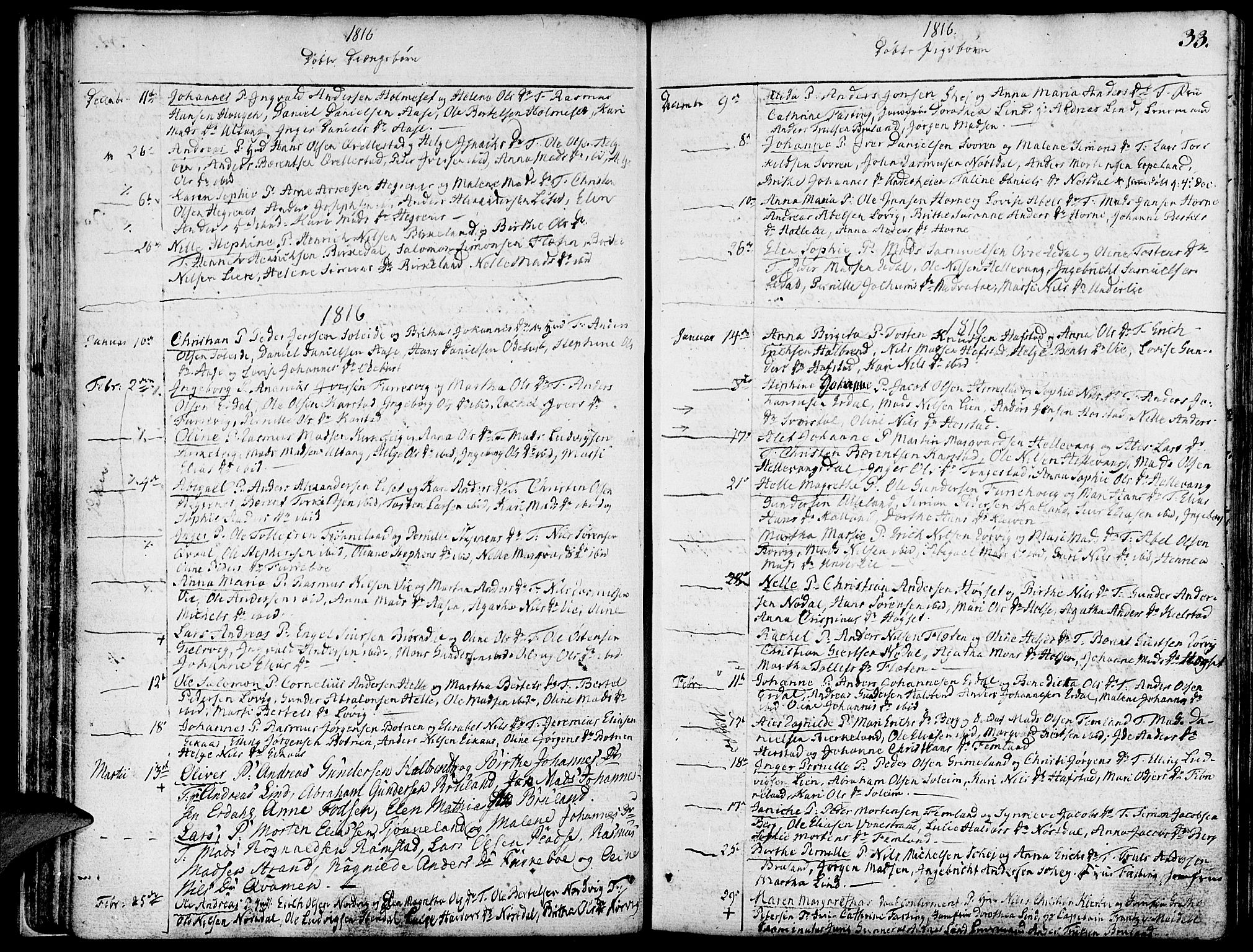 Førde sokneprestembete, SAB/A-79901/H/Haa/Haaa/L0005: Parish register (official) no. A 5, 1803-1821, p. 33