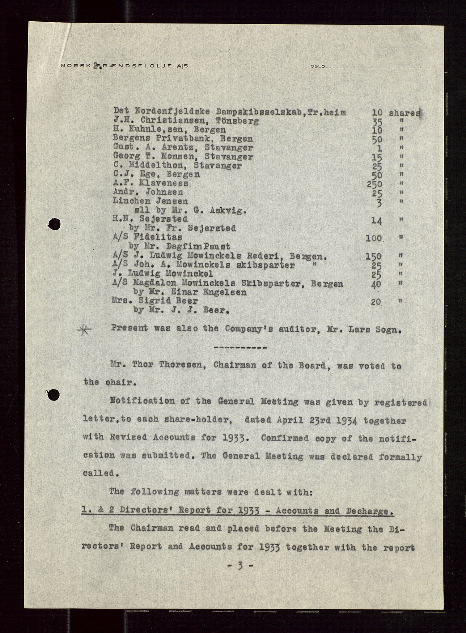 PA 1544 - Norsk Brændselolje A/S, AV/SAST-A-101965/1/A/Aa/L0002/0002: Generalforsamling  / Generalforsamling 1933, 1934, 1933-1934, p. 138