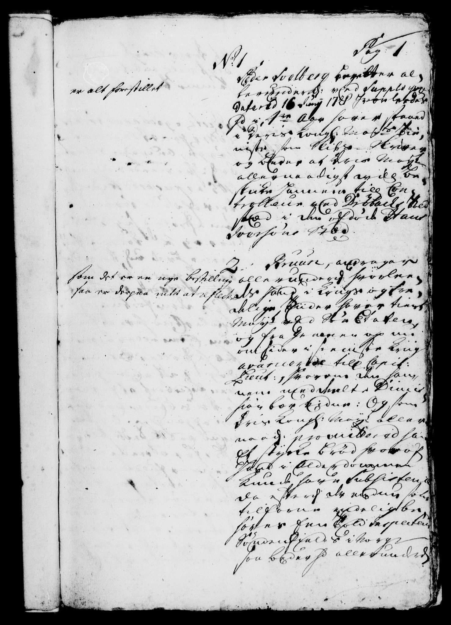 Rentekammeret, Kammerkanselliet, AV/RA-EA-3111/G/Gh/Gha/L0005: Norsk ekstraktmemorialprotokoll (merket RK 53.50), 1721-1723, p. 1