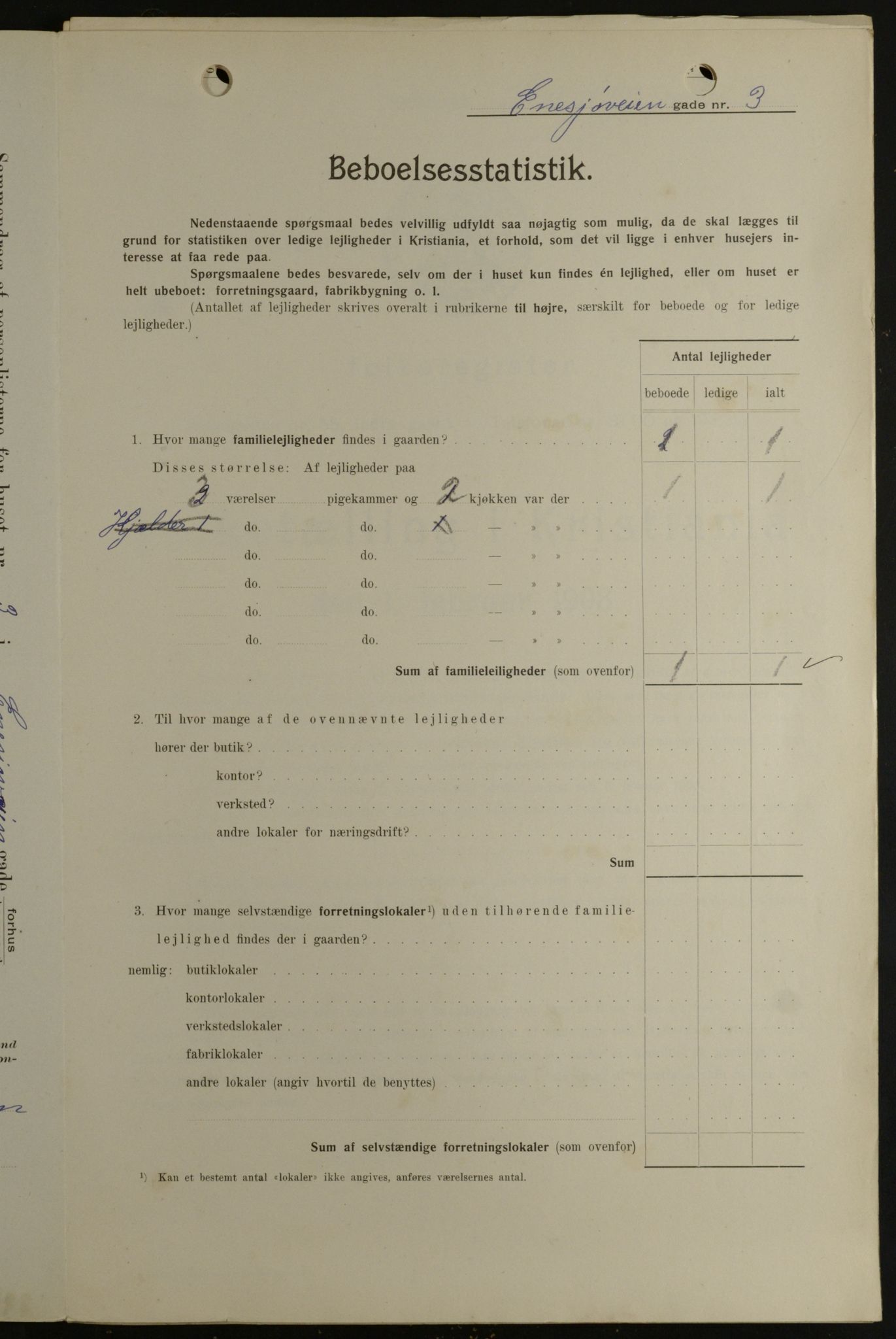 OBA, Municipal Census 1908 for Kristiania, 1908, p. 19988