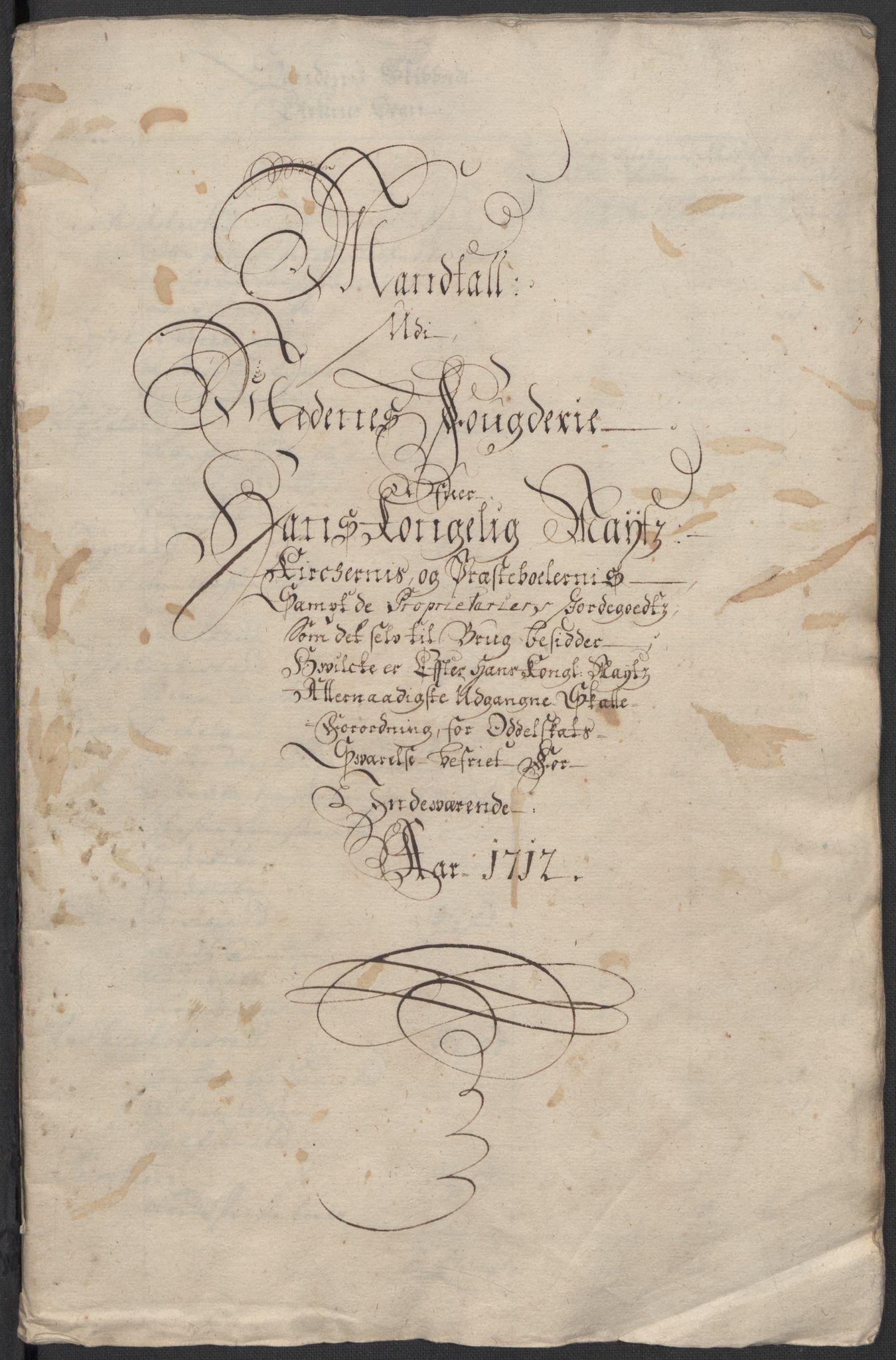 Rentekammeret inntil 1814, Reviderte regnskaper, Fogderegnskap, AV/RA-EA-4092/R39/L2320: Fogderegnskap Nedenes, 1712, p. 320