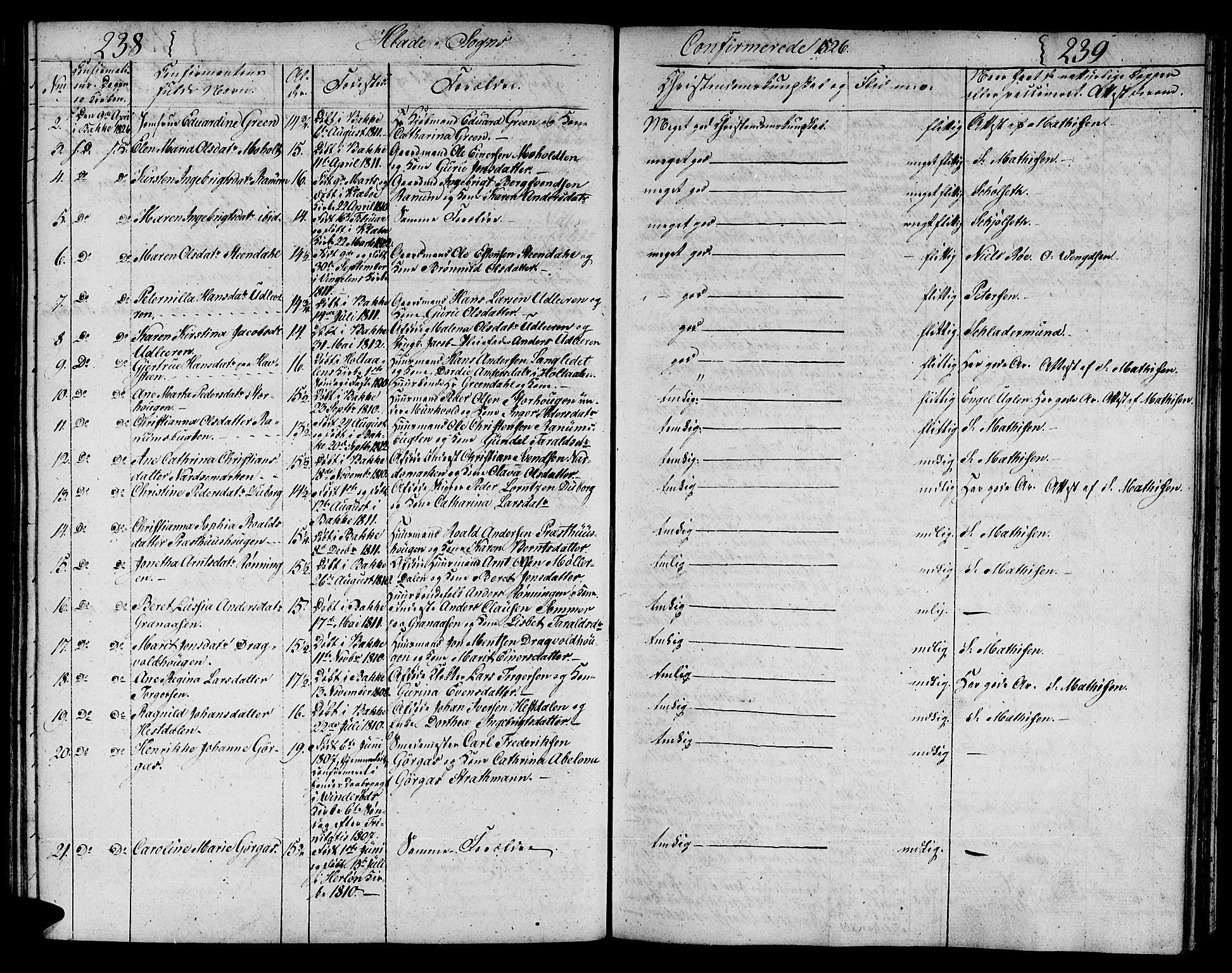 Ministerialprotokoller, klokkerbøker og fødselsregistre - Sør-Trøndelag, SAT/A-1456/606/L0306: Parish register (copy) no. 606C02, 1797-1829, p. 238-239