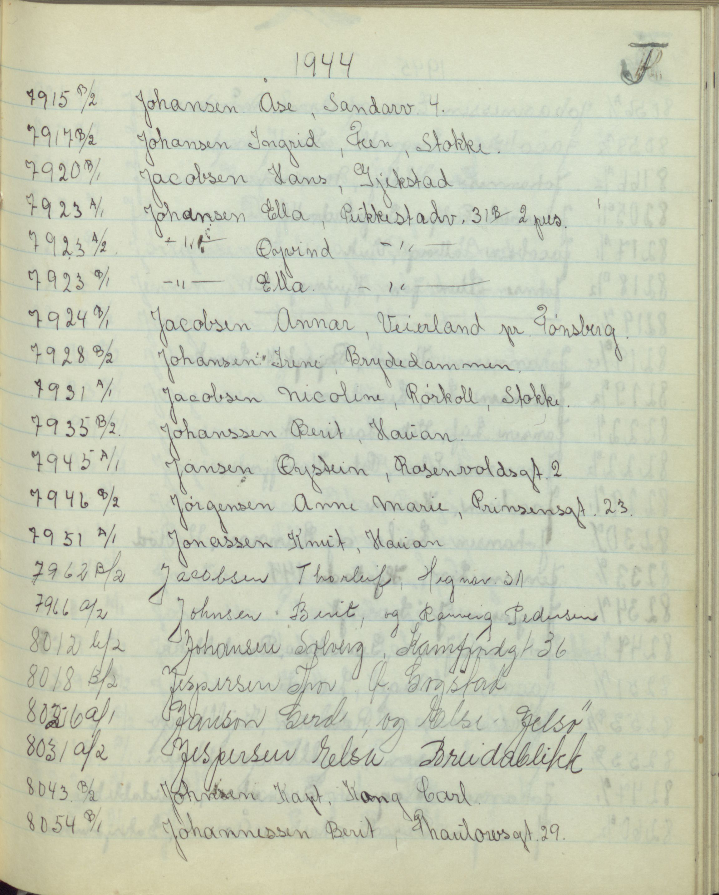 Pa 1494 - Jørgensen, Antonius. Fotograf, VEMU/A-2760/F/Fb, 1927-1984, p. 4561