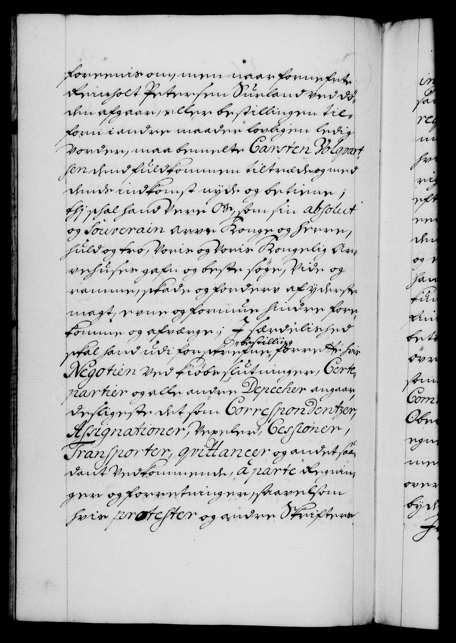 Danske Kanselli 1572-1799, AV/RA-EA-3023/F/Fc/Fca/Fcaa/L0018: Norske registre, 1699-1703, p. 393b