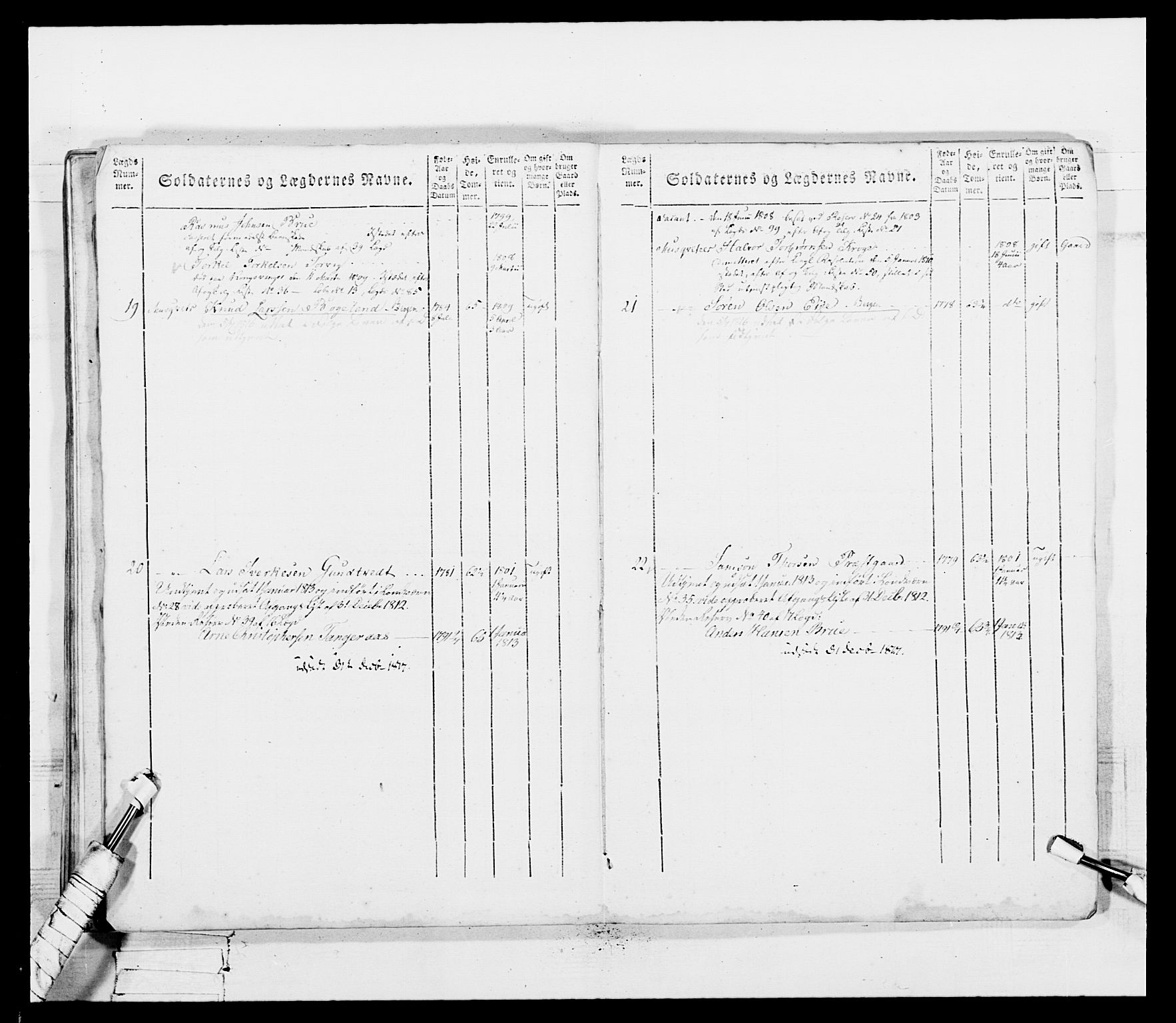 Generalitets- og kommissariatskollegiet, Det kongelige norske kommissariatskollegium, AV/RA-EA-5420/E/Eh/L0099: Bergenhusiske nasjonale infanteriregiment, 1812, p. 289