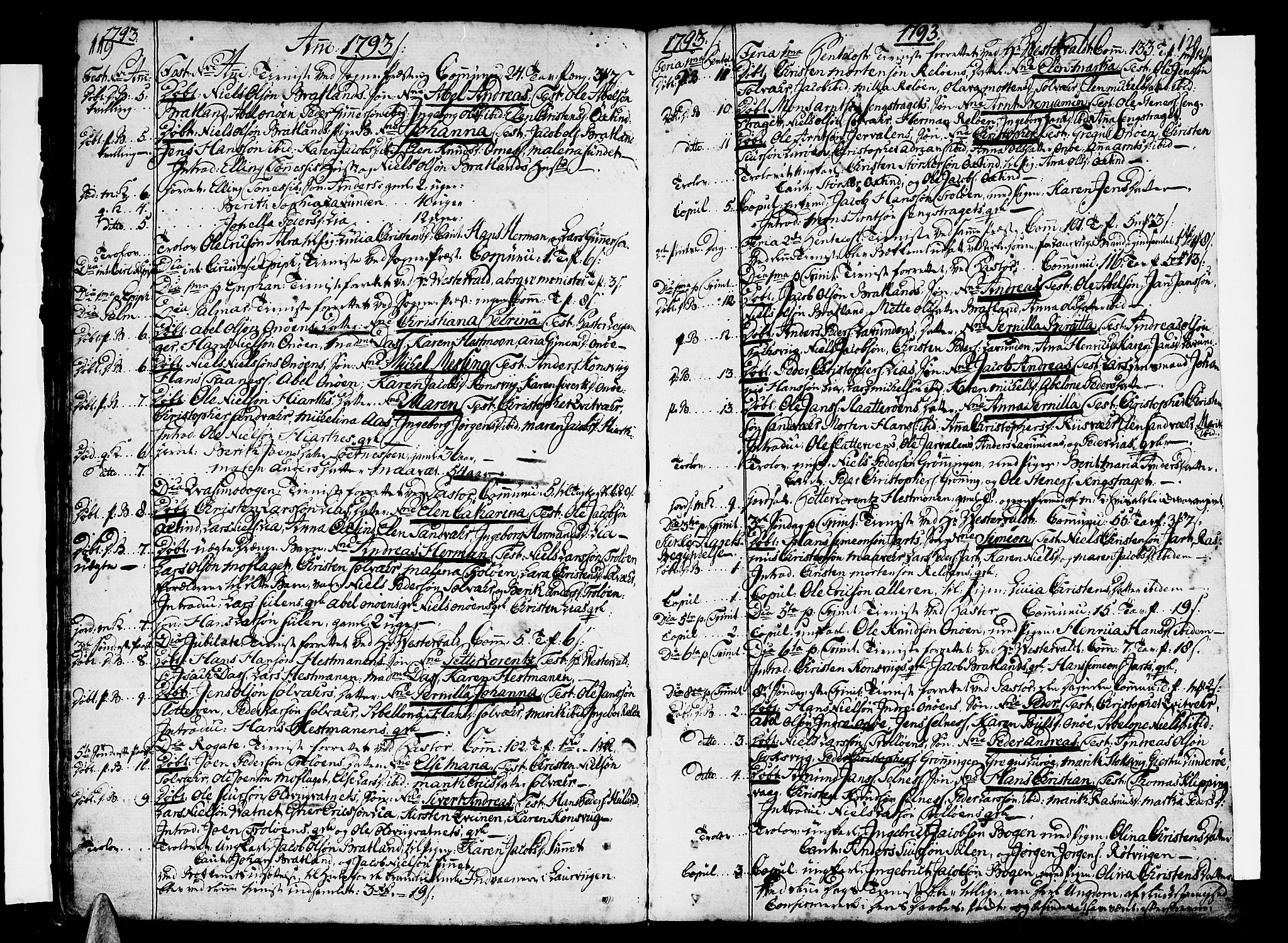 Ministerialprotokoller, klokkerbøker og fødselsregistre - Nordland, SAT/A-1459/839/L0563: Parish register (official) no. 839A01 /1, 1767-1824, p. 119-120