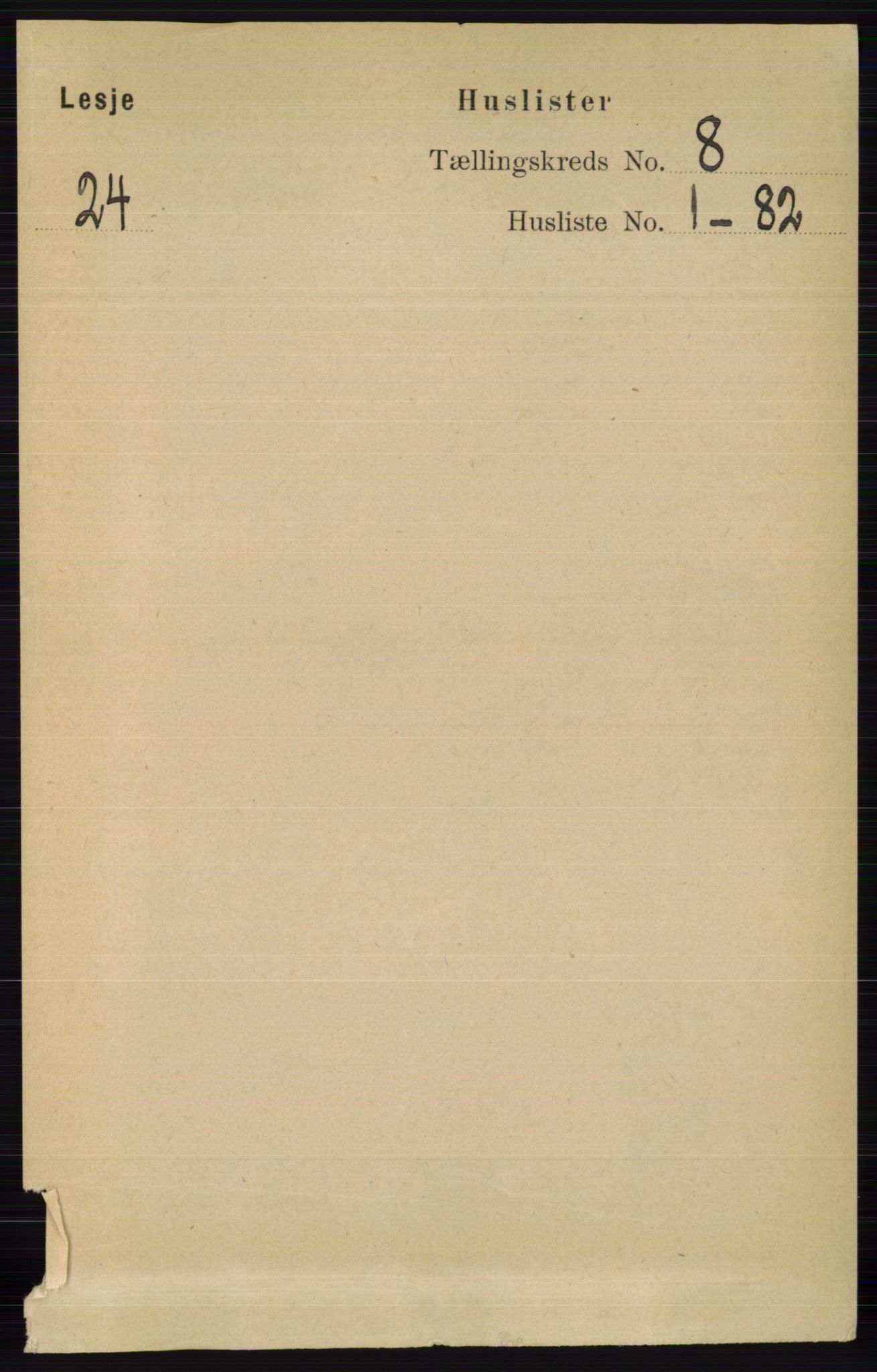 RA, 1891 census for 0512 Lesja, 1891, p. 2905