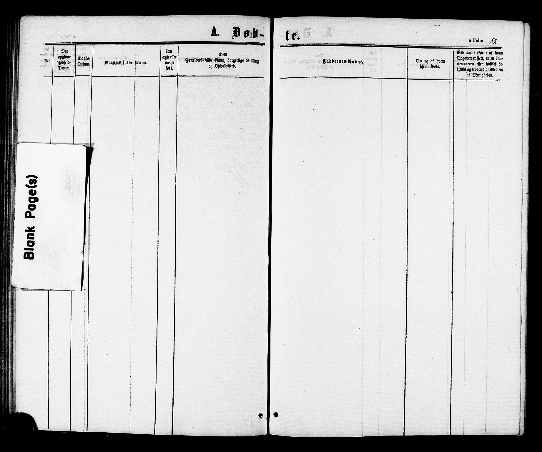 Ministerialprotokoller, klokkerbøker og fødselsregistre - Sør-Trøndelag, SAT/A-1456/698/L1163: Parish register (official) no. 698A01, 1862-1887, p. 58
