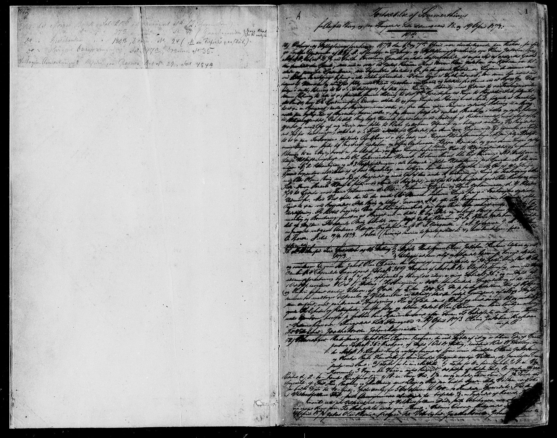 Midhordland sorenskriveri, AV/SAB-A-3001/1/G/Gb/Gbb/L0006a: Mortgage book no. II.B.b.6a, 1873-1874, p. 1
