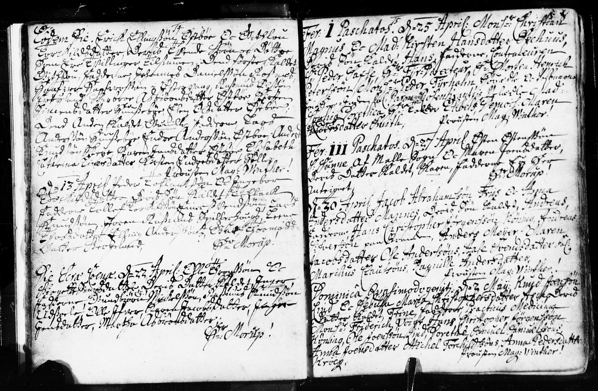 Domkirken sokneprestkontor, AV/SAST-A-101812/001/30/30BB/L0003: Parish register (copy) no. B 3, 1733-1751, p. 8