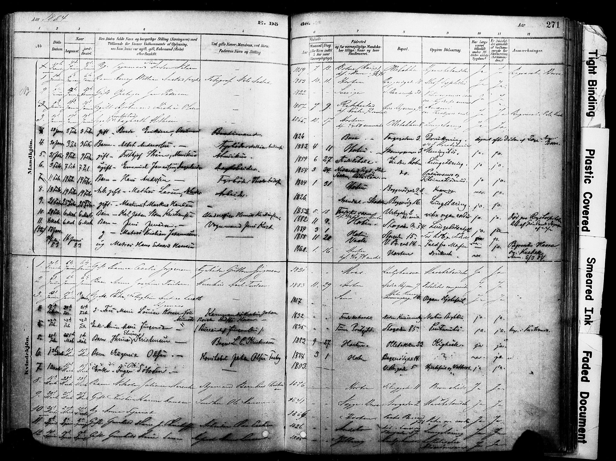 Horten kirkebøker, SAKO/A-348/F/Fa/L0003: Parish register (official) no. 3, 1878-1887, p. 271