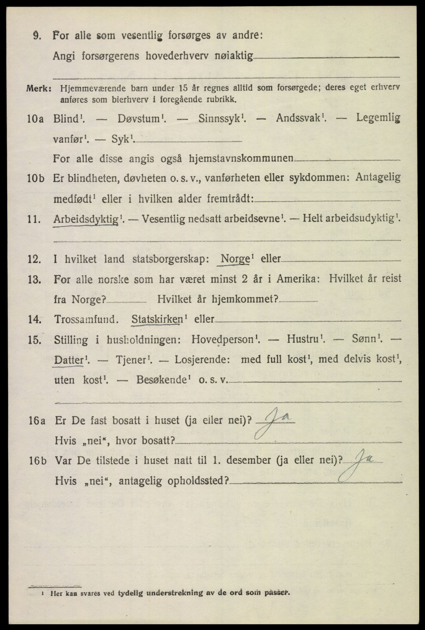 SAH, 1920 census for Nord-Fron, 1920, p. 4173