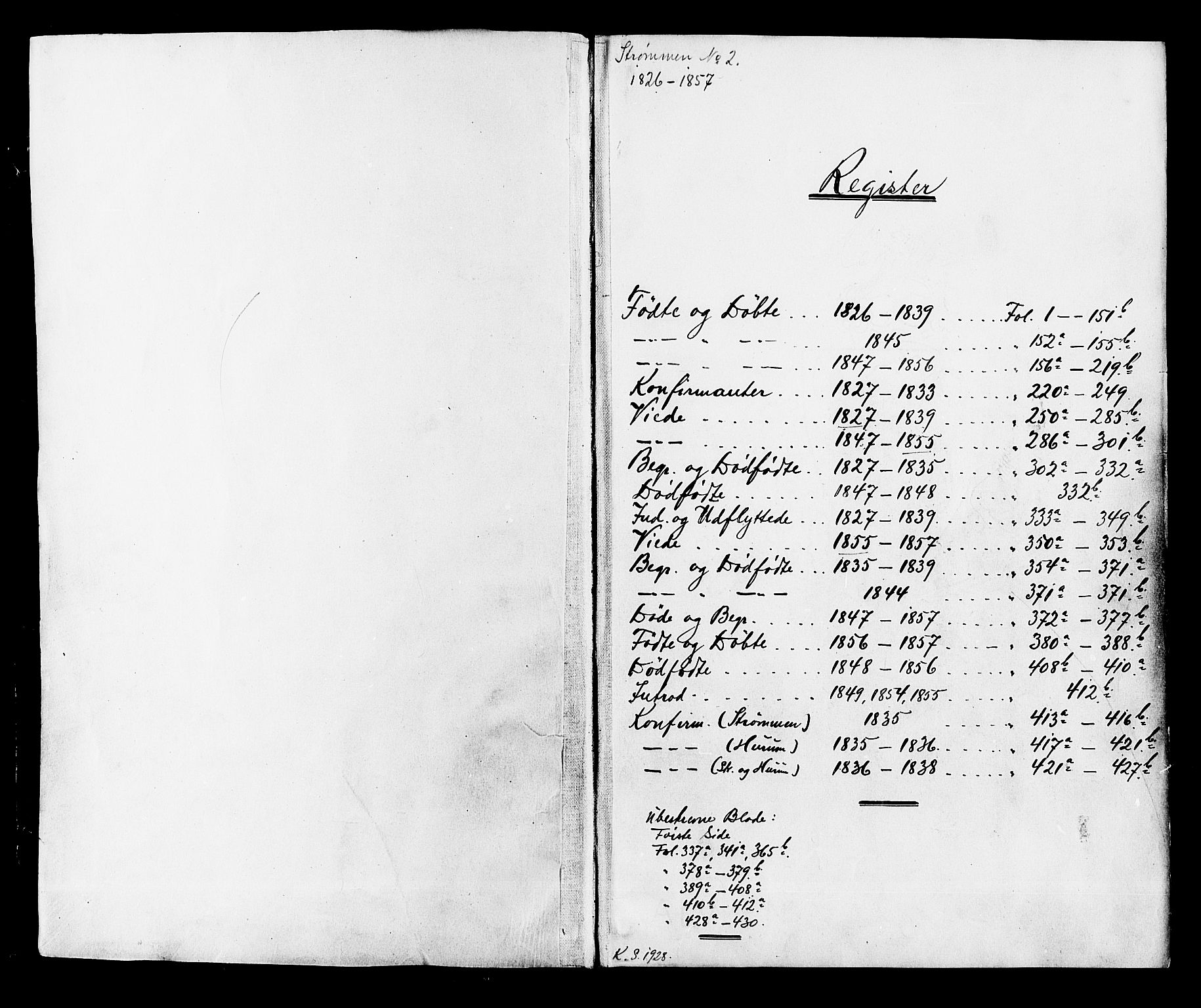 Hurum kirkebøker, SAKO/A-229/G/Ga/L0002: Parish register (copy) no. I 2, 1827-1857