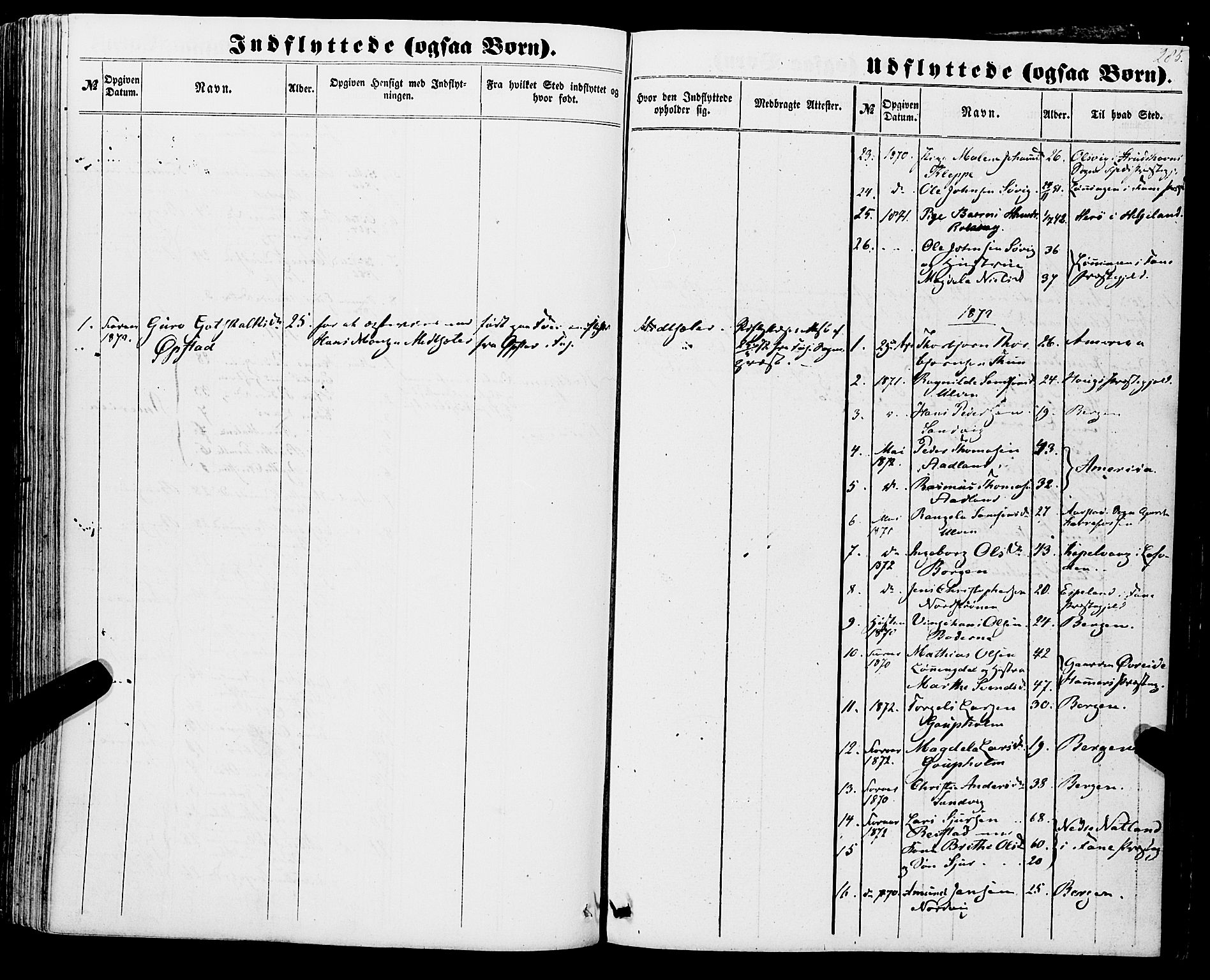 Os sokneprestembete, SAB/A-99929: Parish register (official) no. A 17, 1860-1873, p. 285