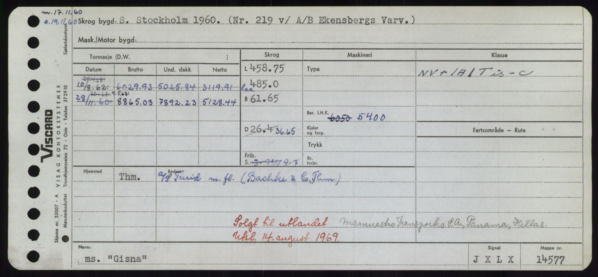 Sjøfartsdirektoratet med forløpere, Skipsmålingen, RA/S-1627/H/Hd/L0012: Fartøy, G-Glø, p. 381