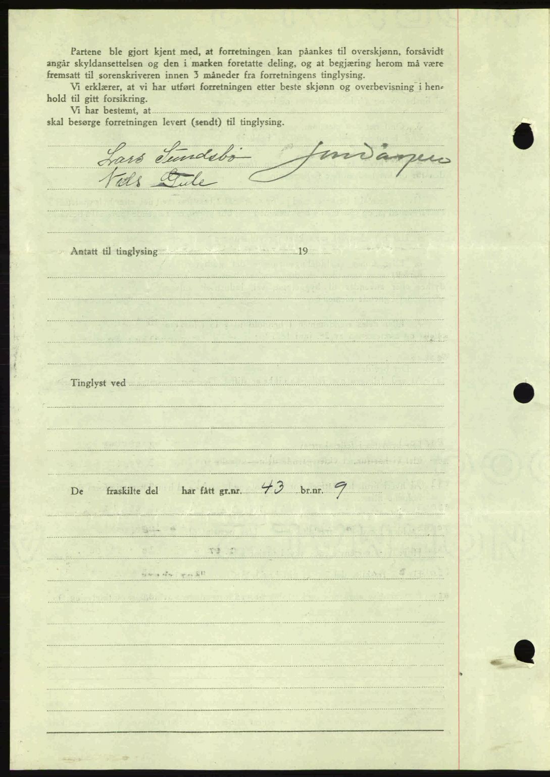 Romsdal sorenskriveri, AV/SAT-A-4149/1/2/2C: Mortgage book no. A17, 1944-1945, Diary no: : 1612/1944