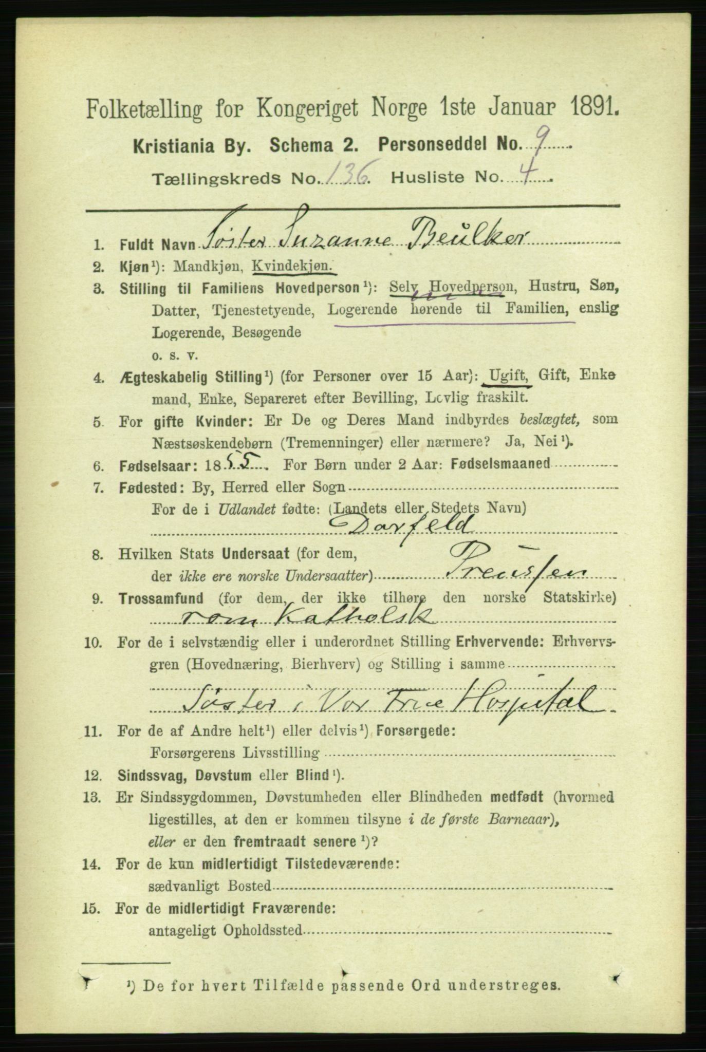 RA, 1891 census for 0301 Kristiania, 1891, p. 75356