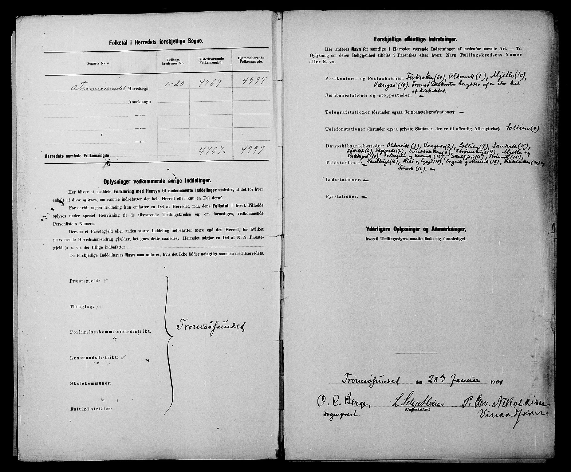 SATØ, 1900 census for Tromsøysund, 1900, p. 3