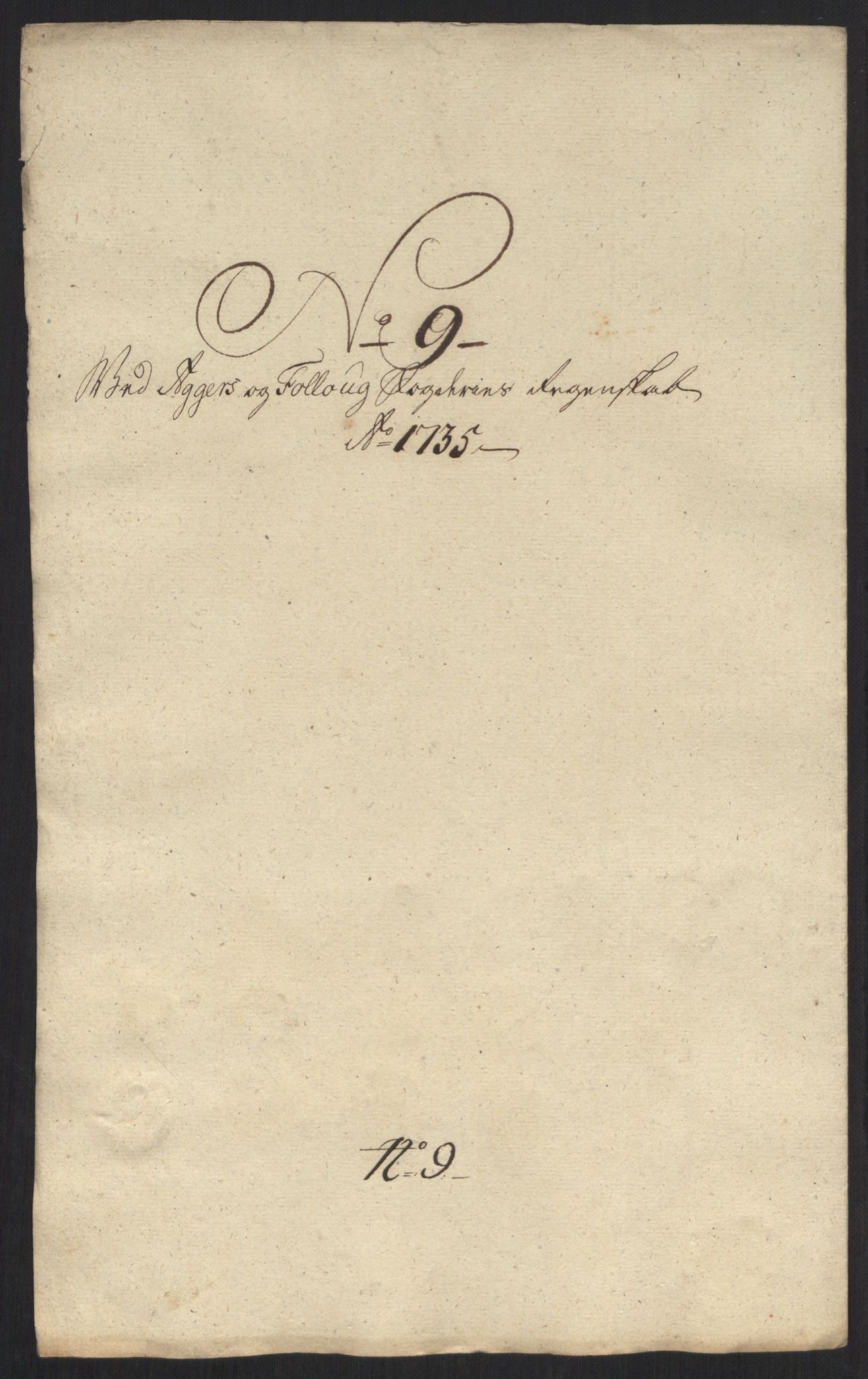 Rentekammeret inntil 1814, Reviderte regnskaper, Fogderegnskap, AV/RA-EA-4092/R10/L0474: Fogderegnskap Aker og Follo, 1735, p. 49