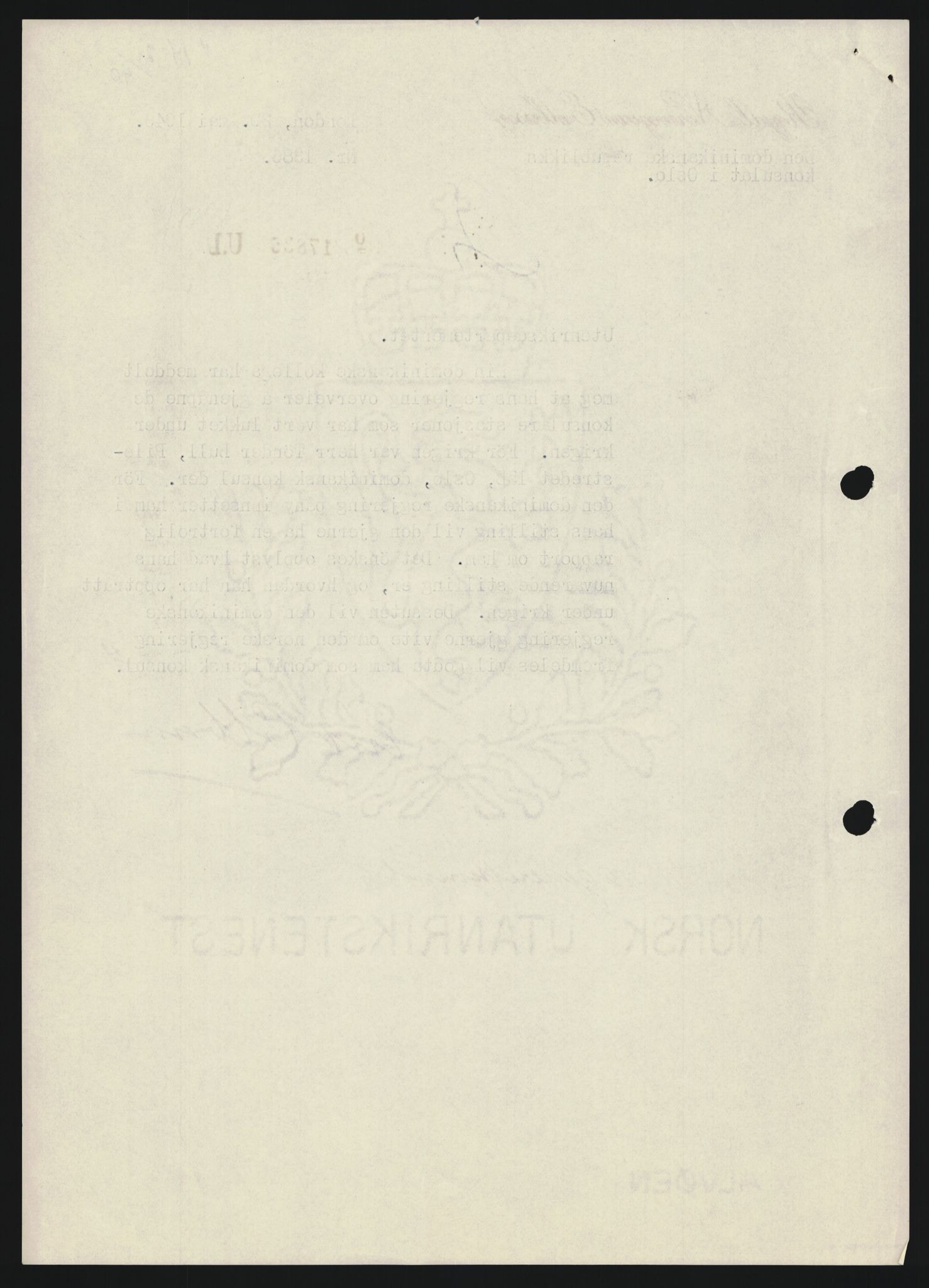 Utenriksdepartementet, AV/RA-S-2259, 1942-1946, p. 11