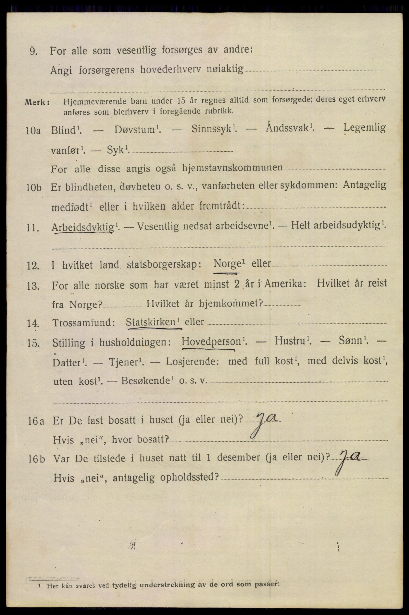 SAKO, 1920 census for Kongsberg, 1920, p. 13575