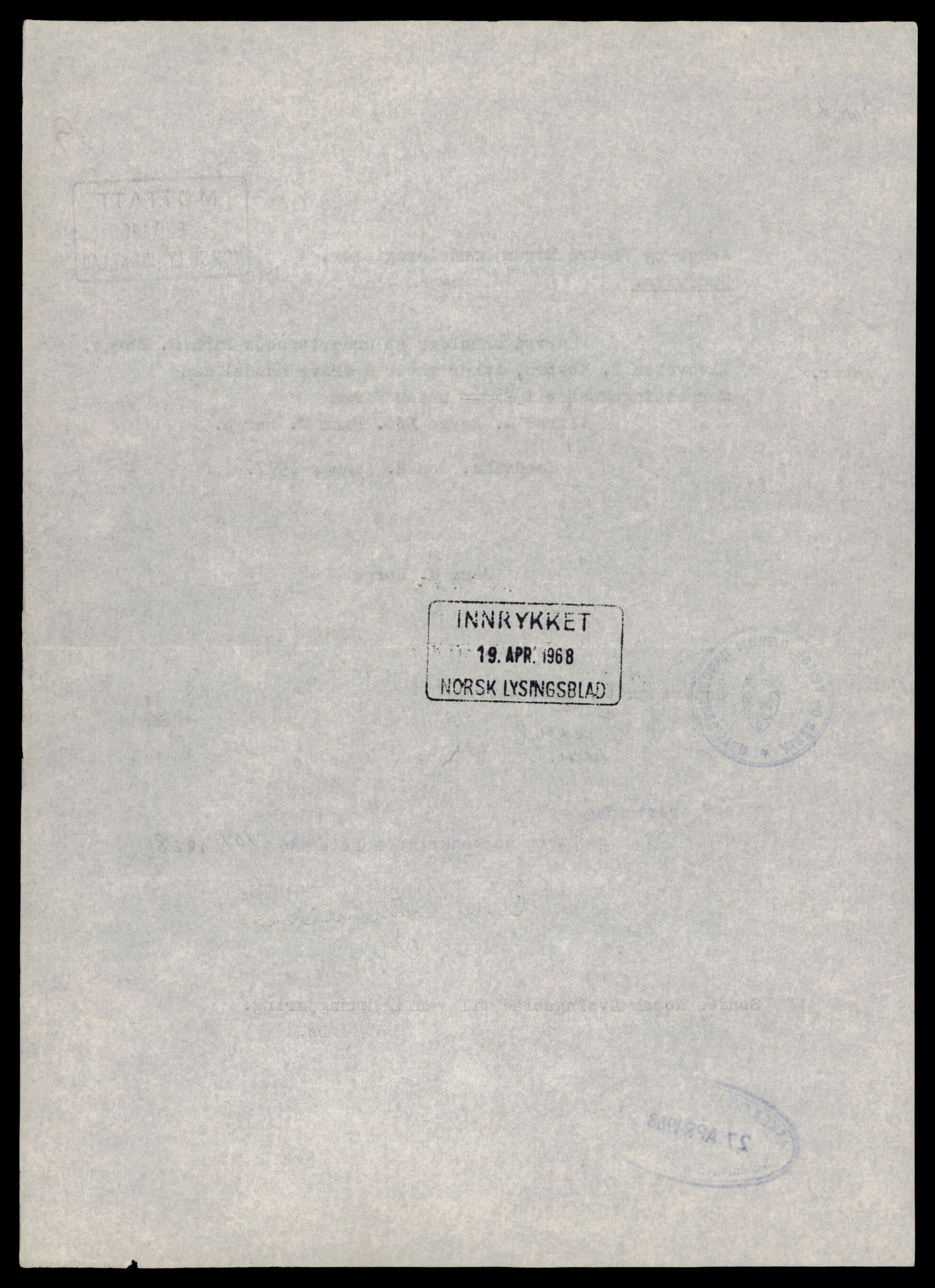 Asker og Bærum tingrett, AV/SAT-A-10379/K/Kb/Kba/L0094: Enkeltmannsforetak, aksjeselskap og andelslag i Asker og Vestre Bærum 1/1968 - 173/1969, 1968-1969, p. 8