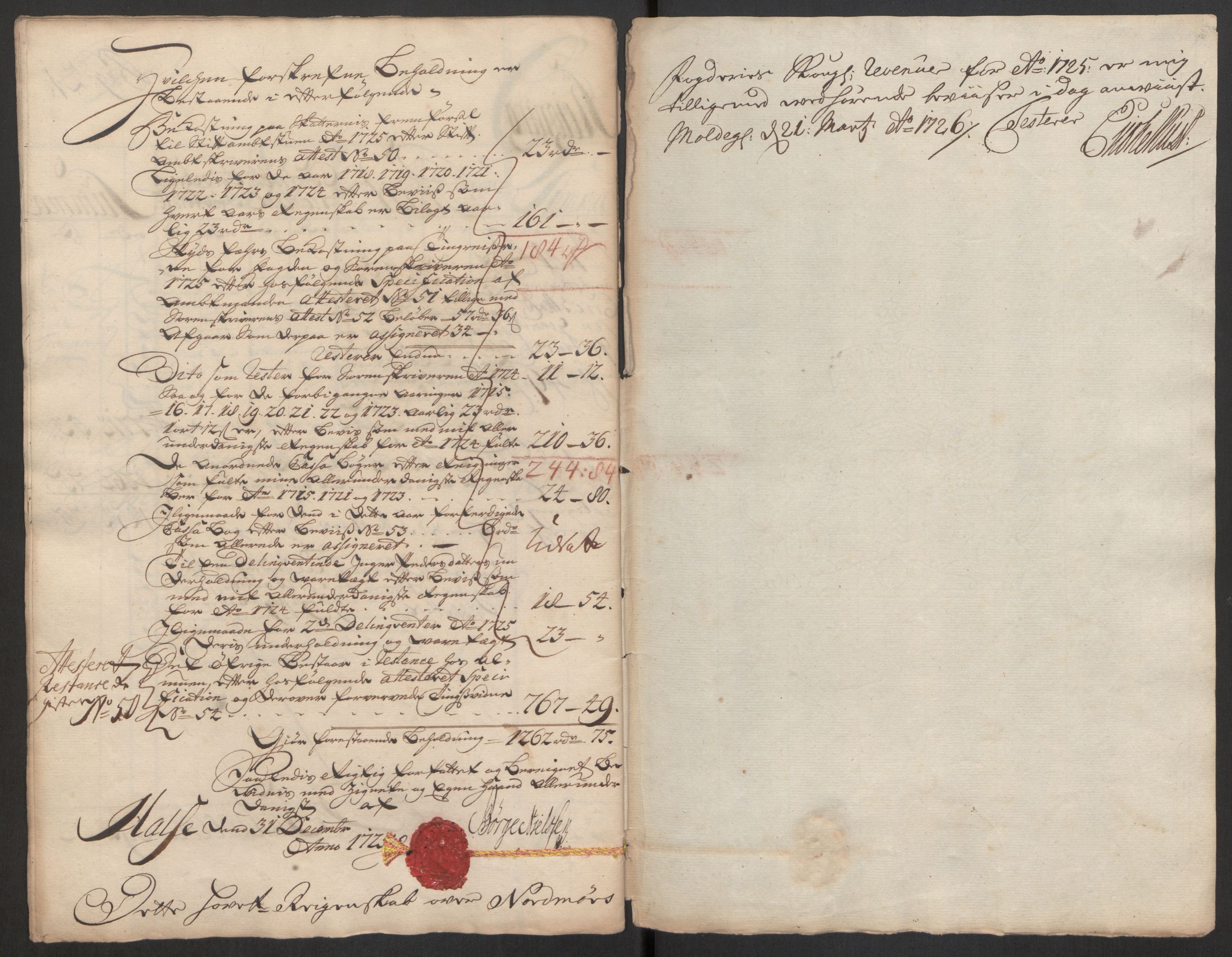 Rentekammeret inntil 1814, Reviderte regnskaper, Fogderegnskap, RA/EA-4092/R56/L3758: Fogderegnskap Nordmøre, 1725, p. 13