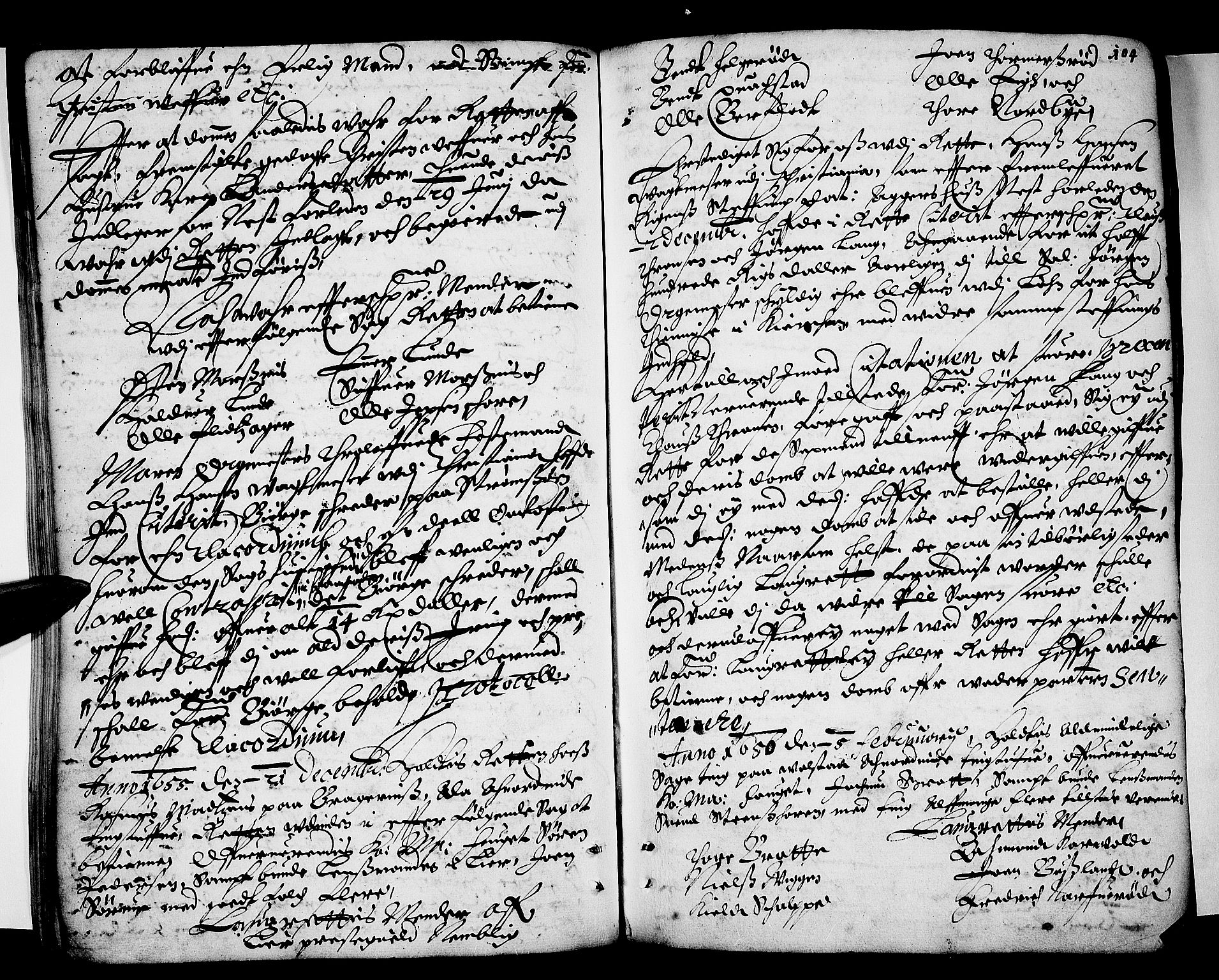 Eiker, Modum og Sigdal sorenskriveri, AV/SAKO-A-123/F/Fa/Faa/L0002: Tingbok, 1653-1657, p. 104